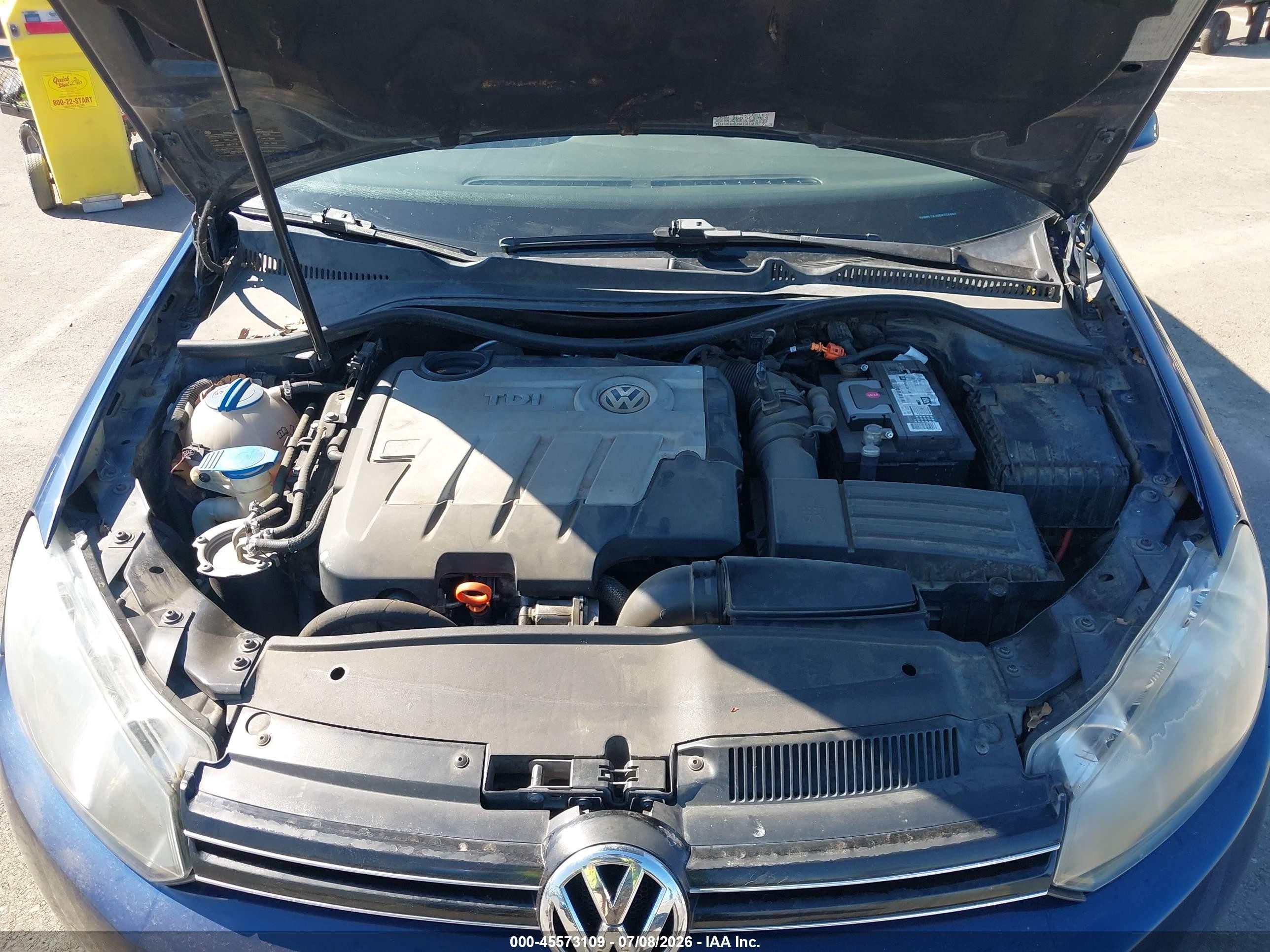 2011 Volkswagen Jetta Sportwagen 2.0l Tdi Blue vin: 3VWPL7AJ0BM704444