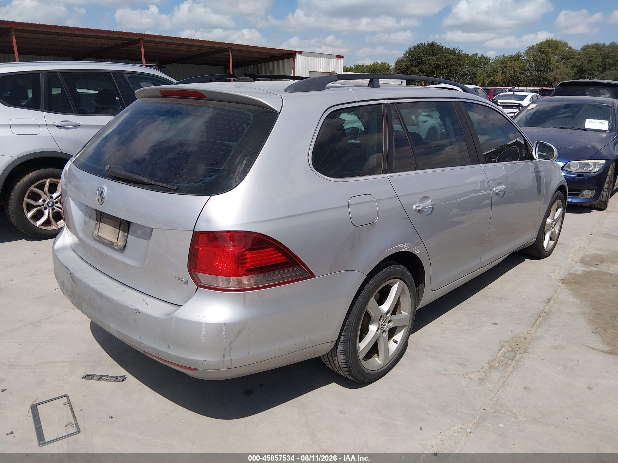 2011 Volkswagen Jetta Sportwagen 2.0l Tdi Серебряный vin: 3VWPL7AJ0BM710048