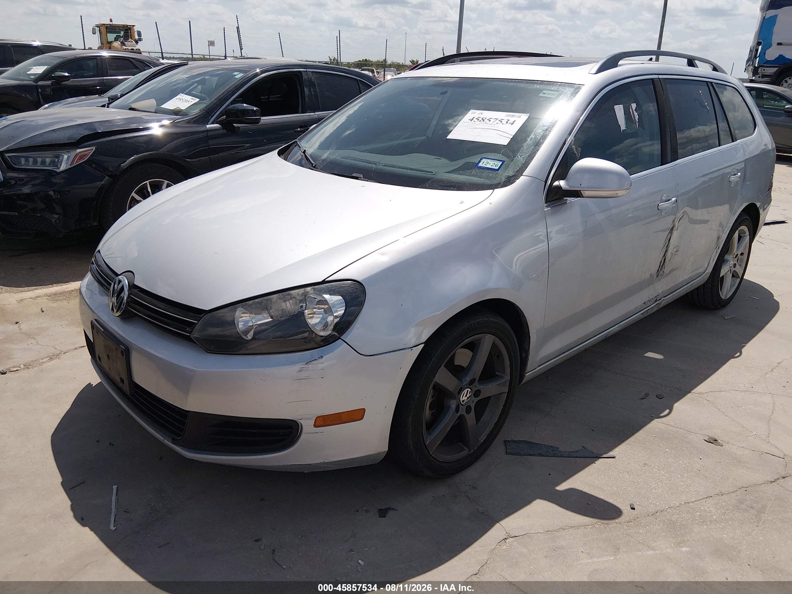 2011 Volkswagen Jetta Sportwagen 2.0l Tdi Серебряный vin: 3VWPL7AJ0BM710048