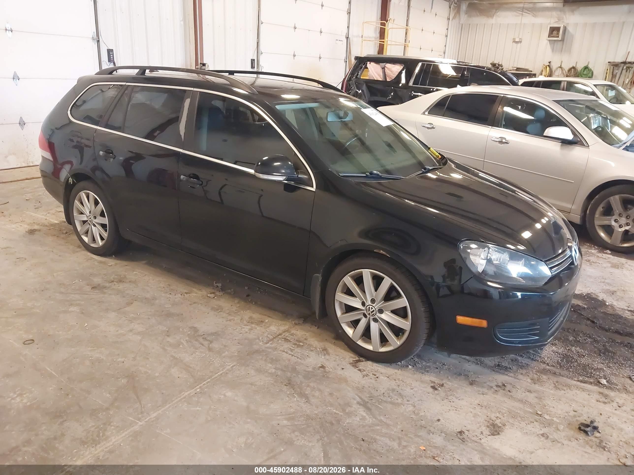 2012 Volkswagen Jetta Sportwagen 2.0l Tdi Black vin: 3VWPL7AJ0CM650192