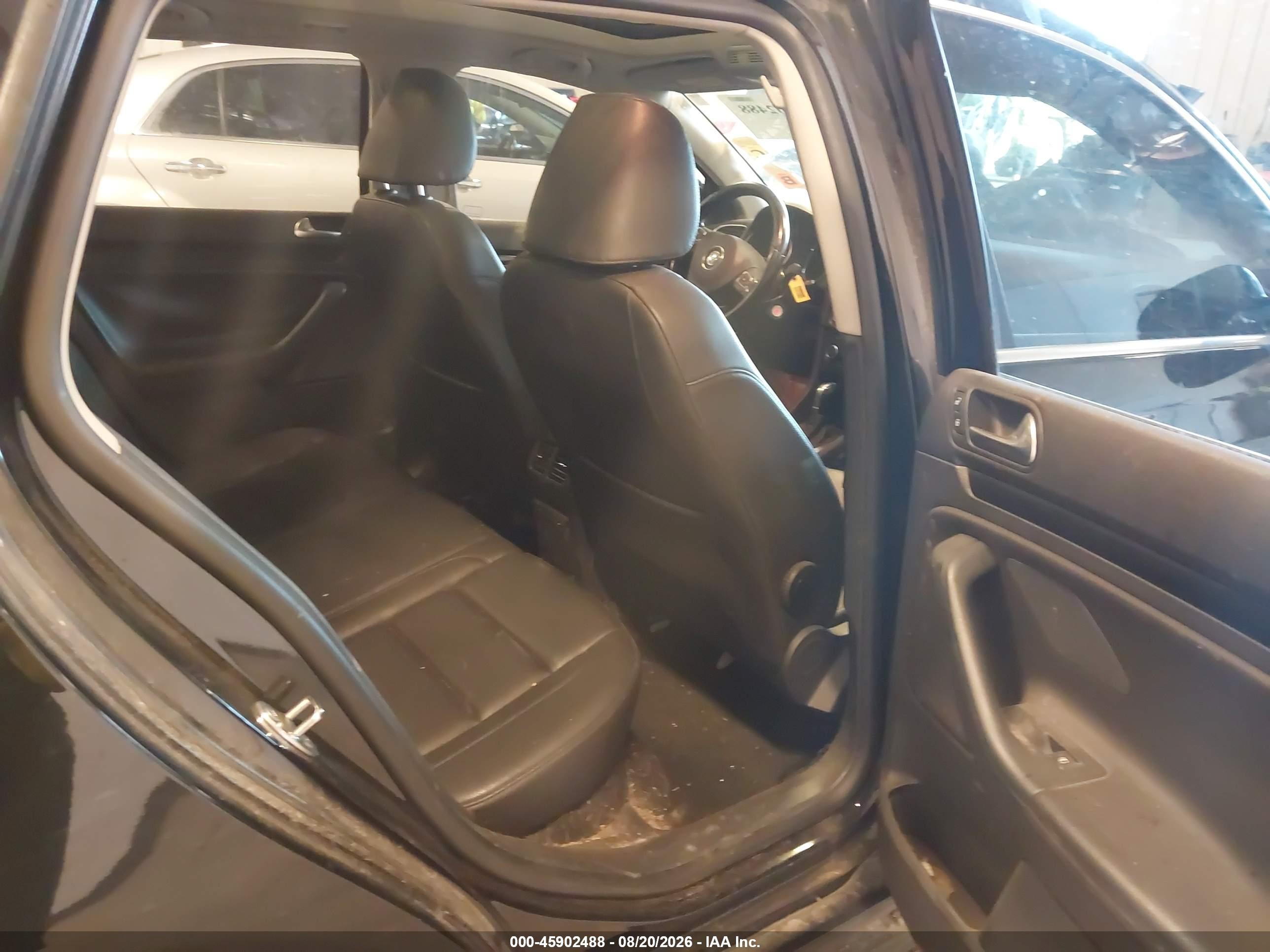 2012 Volkswagen Jetta Sportwagen 2.0l Tdi Black vin: 3VWPL7AJ0CM650192