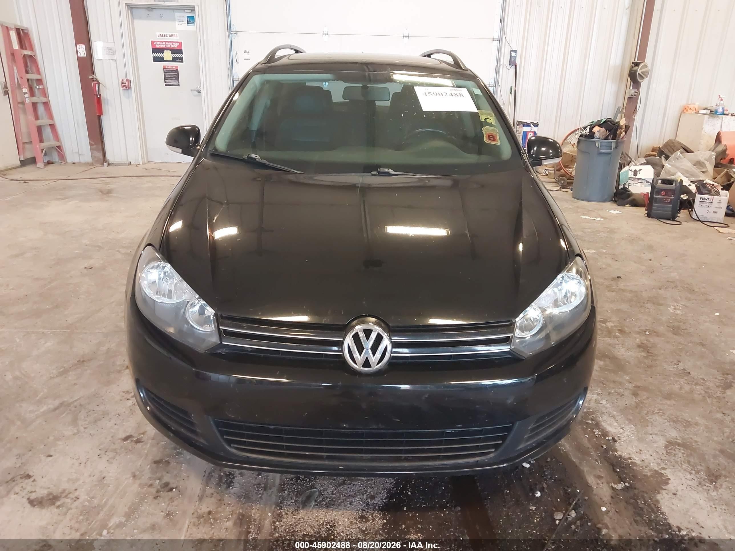 2012 Volkswagen Jetta Sportwagen 2.0l Tdi Black vin: 3VWPL7AJ0CM650192