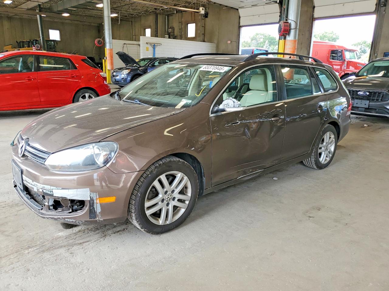 2012 Volkswagen Jetta Tdi Brown vin: 3VWPL7AJ0CM671690