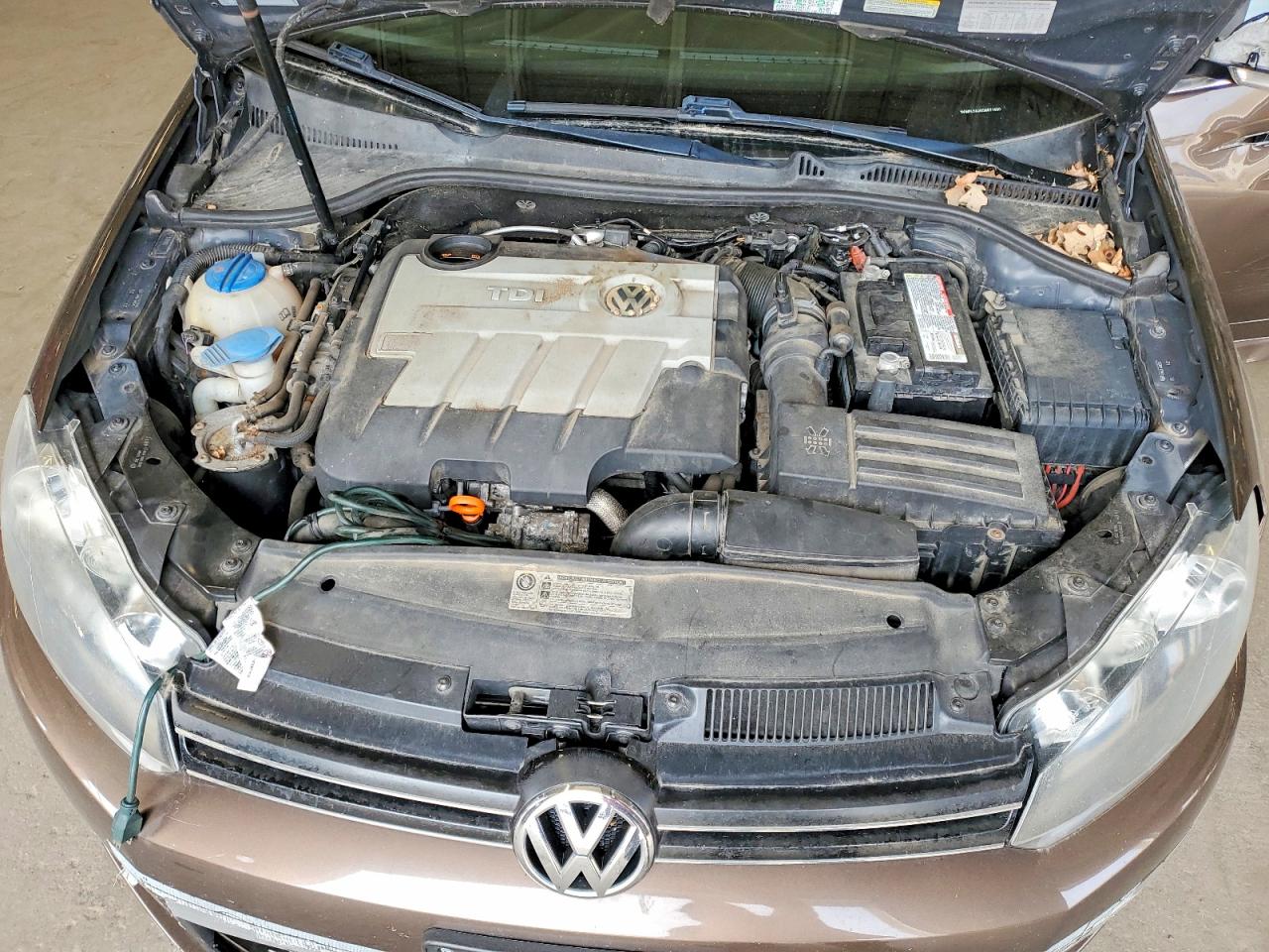 2012 Volkswagen Jetta Tdi Brown vin: 3VWPL7AJ0CM671690