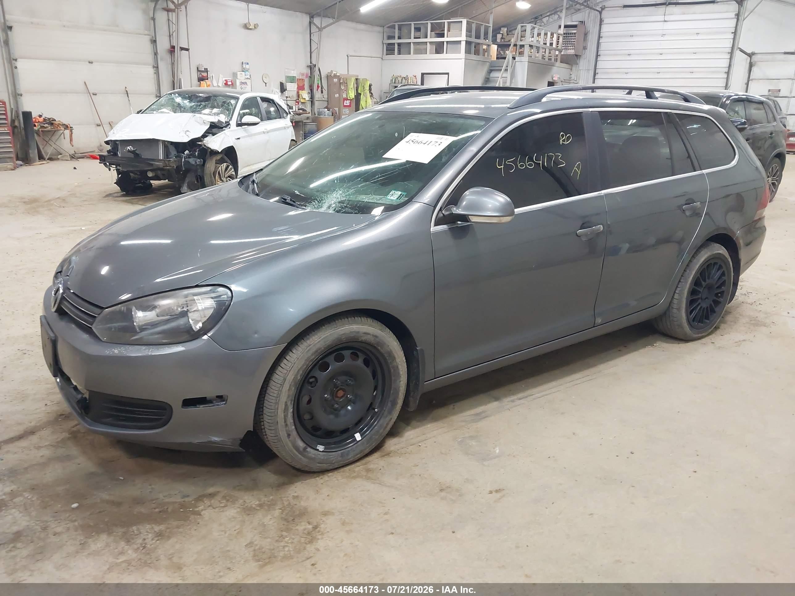 2012 Volkswagen Jetta Sportwagen 2.0l Tdi Gray vin: 3VWPL7AJ0CM684570