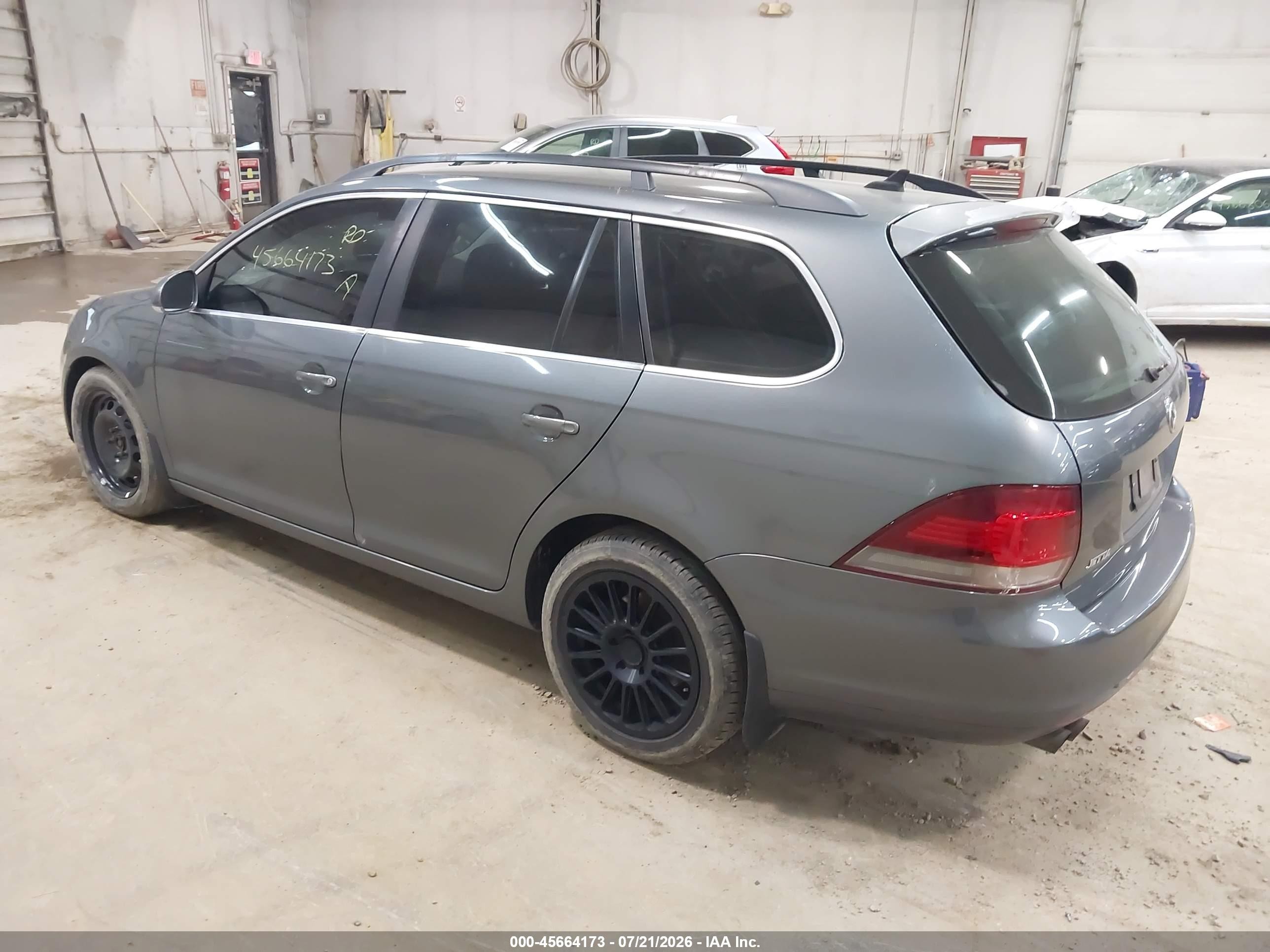 2012 Volkswagen Jetta Sportwagen 2.0l Tdi Gray vin: 3VWPL7AJ0CM684570