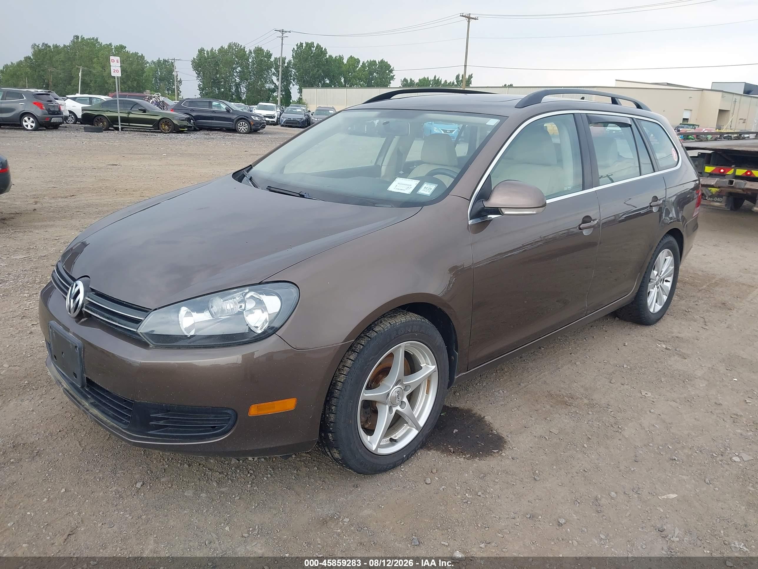 2013 Volkswagen Jetta Sportwagen 2.0l Tdi Коричневый vin: 3VWPL7AJ0DM620918