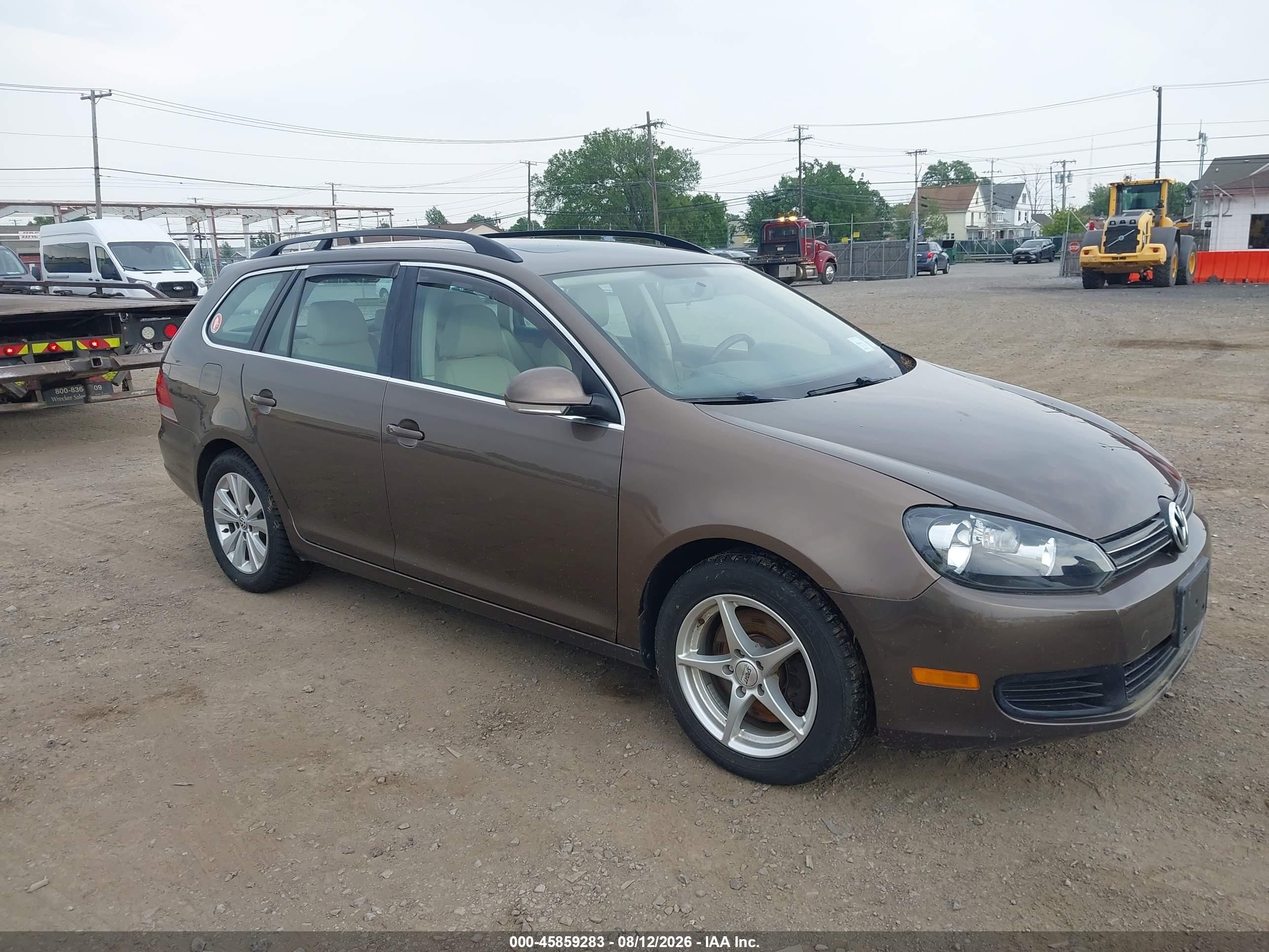 2013 Volkswagen Jetta Sportwagen 2.0l Tdi Коричневый vin: 3VWPL7AJ0DM620918