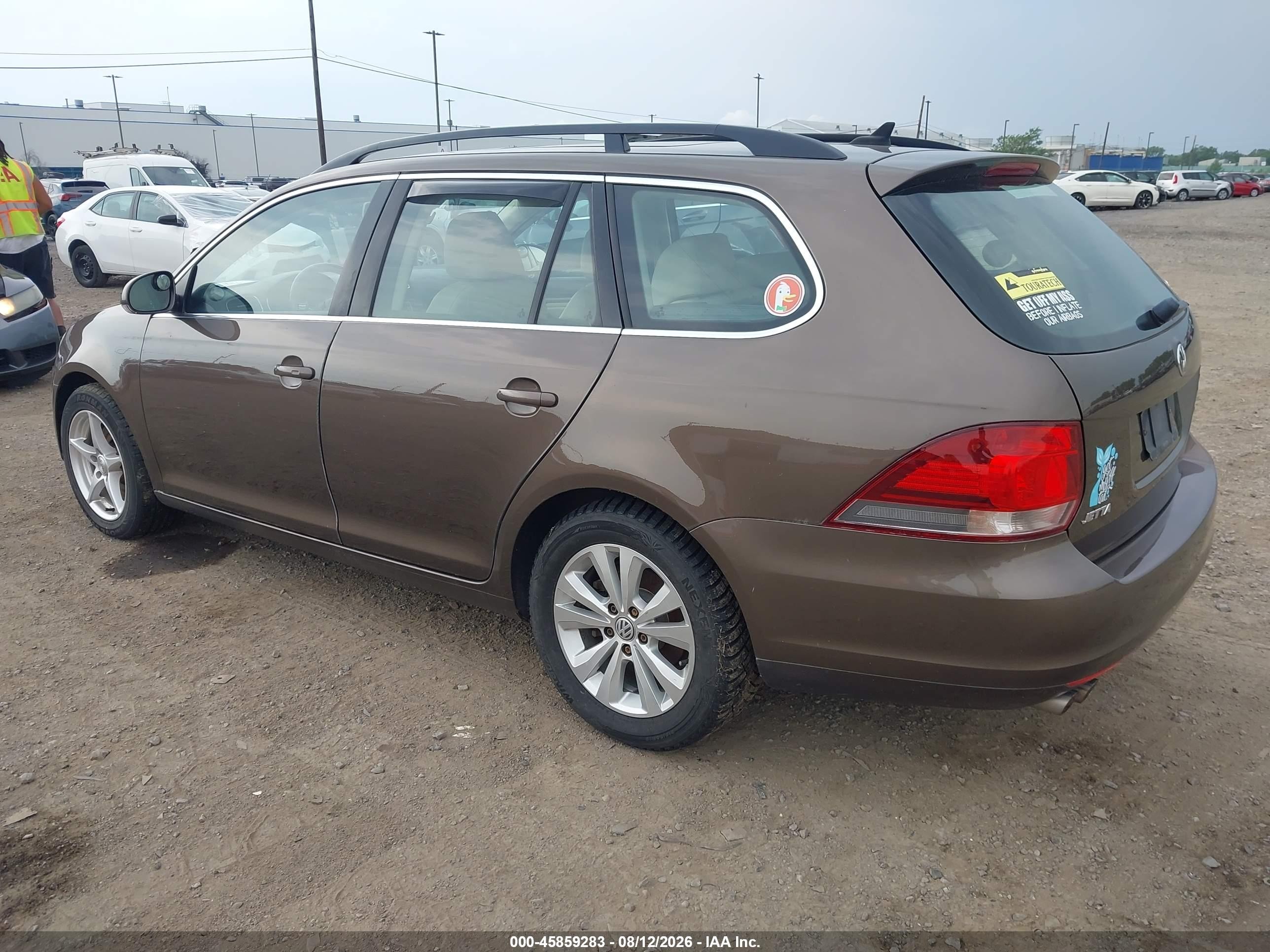 2013 Volkswagen Jetta Sportwagen 2.0l Tdi Коричневый vin: 3VWPL7AJ0DM620918