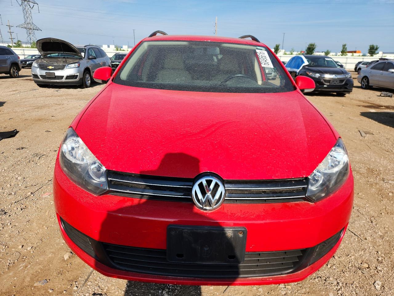 2013 Volkswagen Jetta Tdi Red vin: 3VWPL7AJ0DM673084