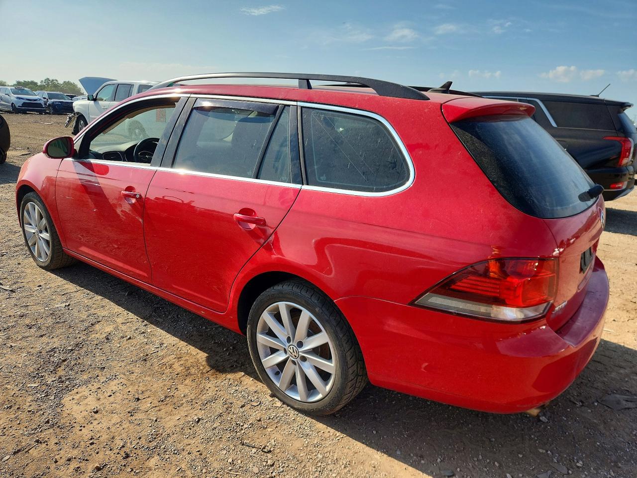 2013 Volkswagen Jetta Tdi Red vin: 3VWPL7AJ0DM673084