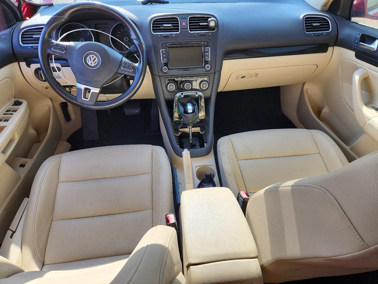 2013 Volkswagen Jetta Tdi Red vin: 3VWPL7AJ0DM673084