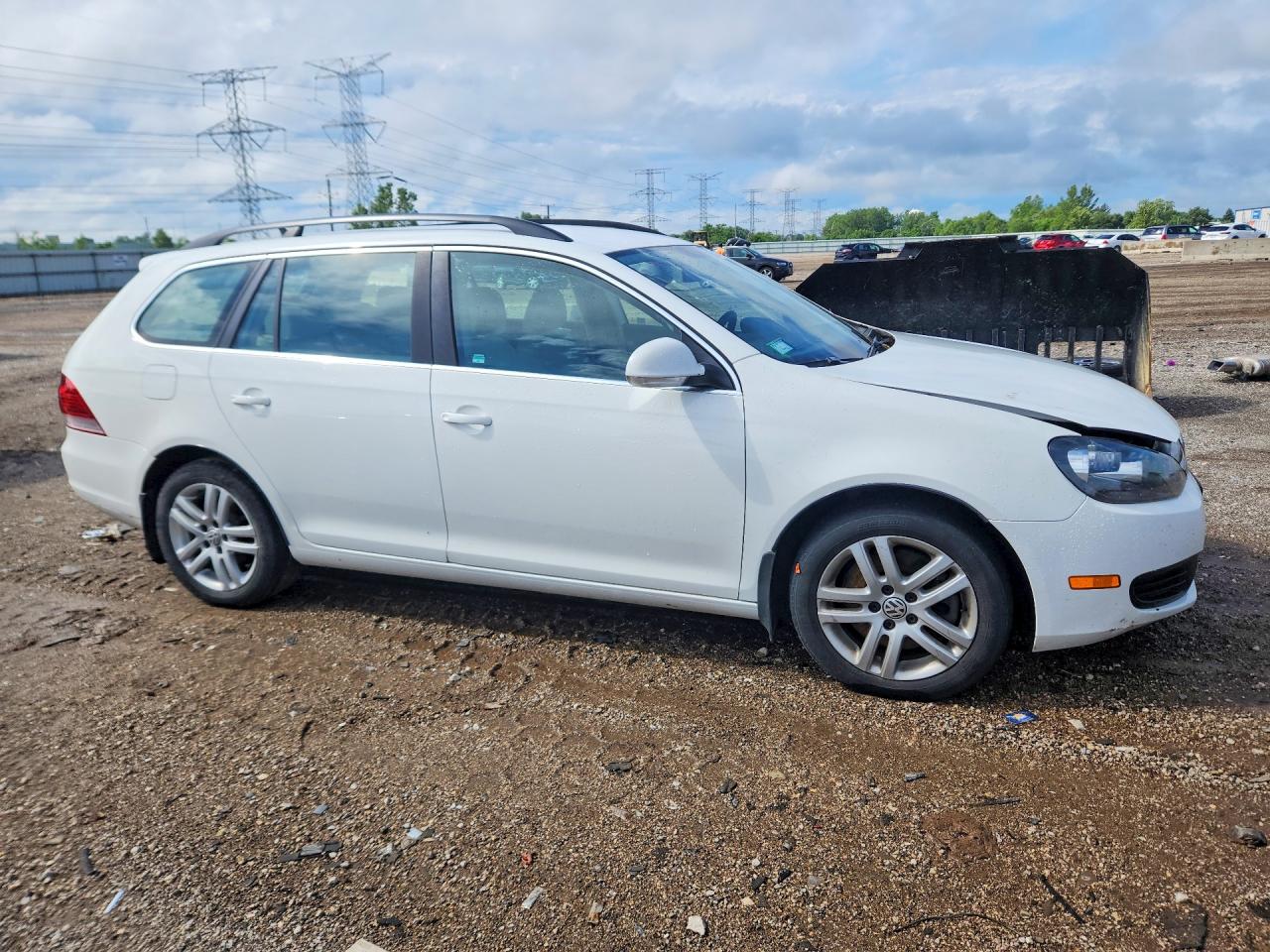 2013 Volkswagen Jetta Tdi Белый vin: 3VWPL7AJ0DM685638