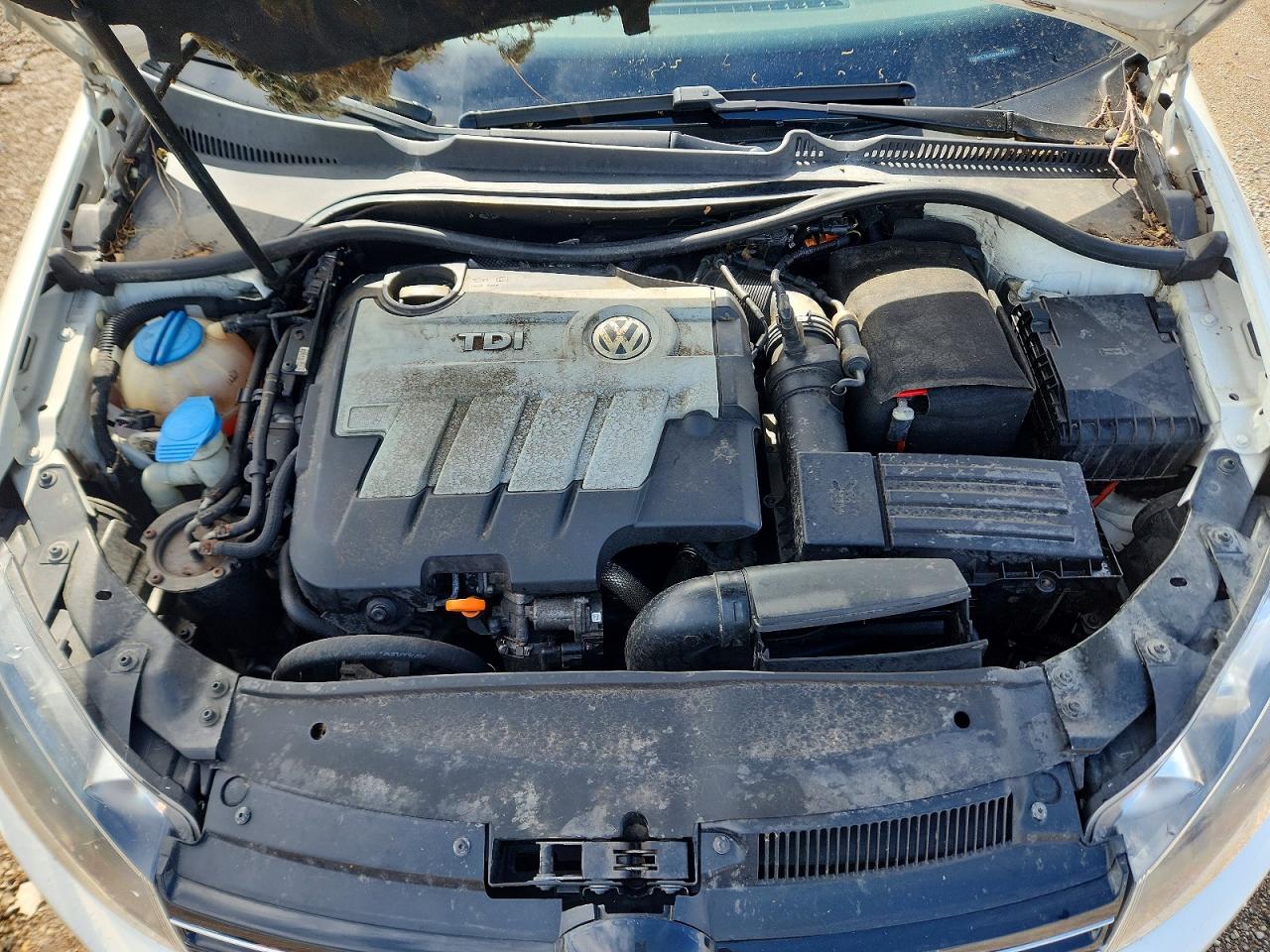 2013 Volkswagen Jetta Tdi Белый vin: 3VWPL7AJ0DM685638