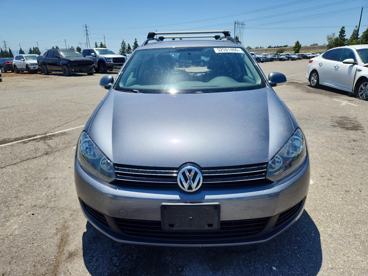 2014 Volkswagen Jetta Tdi Gray vin: 3VWPL7AJ0EM601402