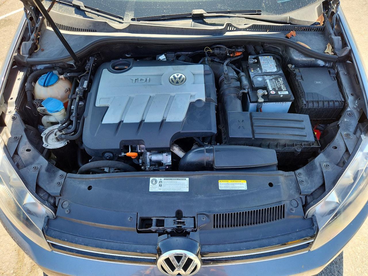 2014 Volkswagen Jetta Tdi Gray vin: 3VWPL7AJ0EM601402