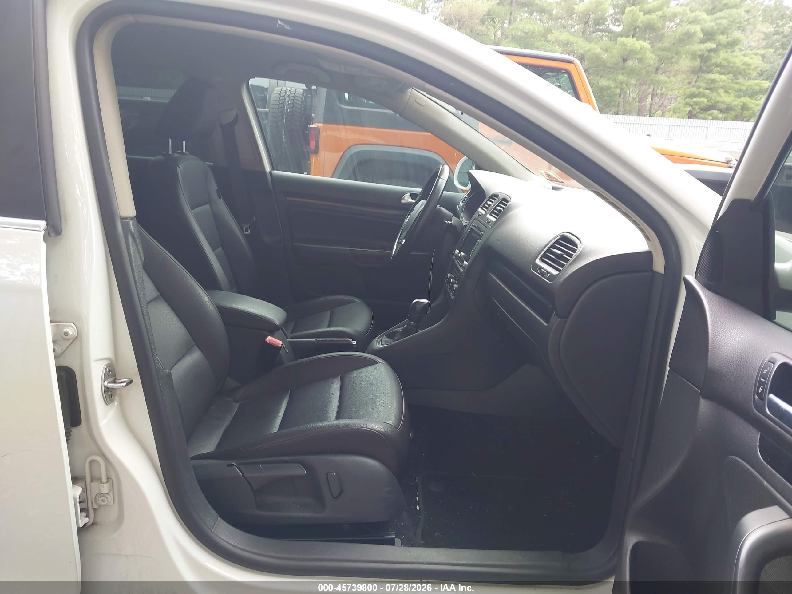 2014 Volkswagen Jetta Sportwagen 2.0l Tdi Белый vin: 3VWPL7AJ0EM612996