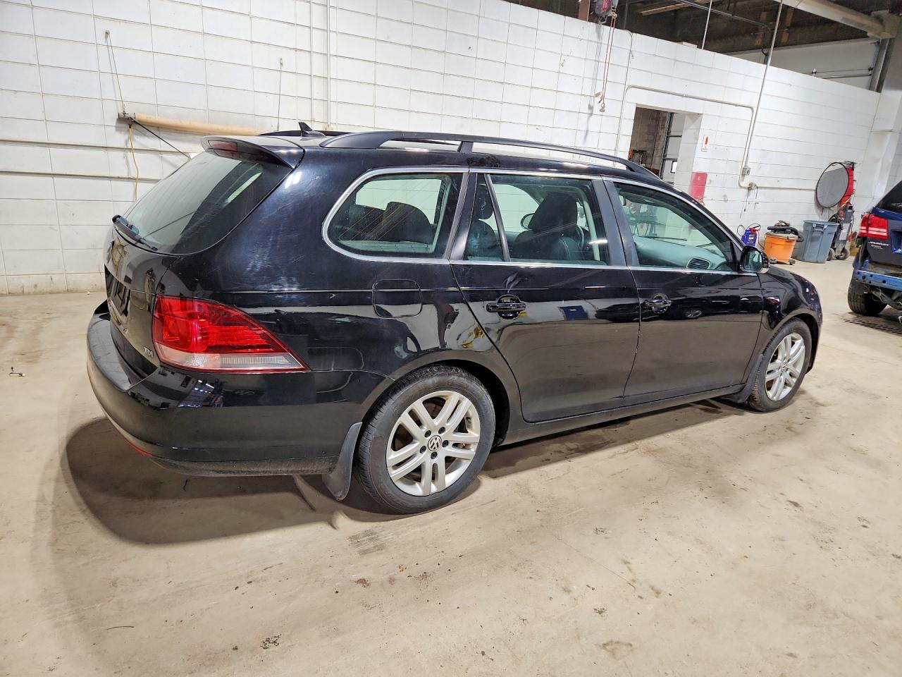 2014 Volkswagen Jetta Tdi Black vin: 3VWPL7AJ0EM614070