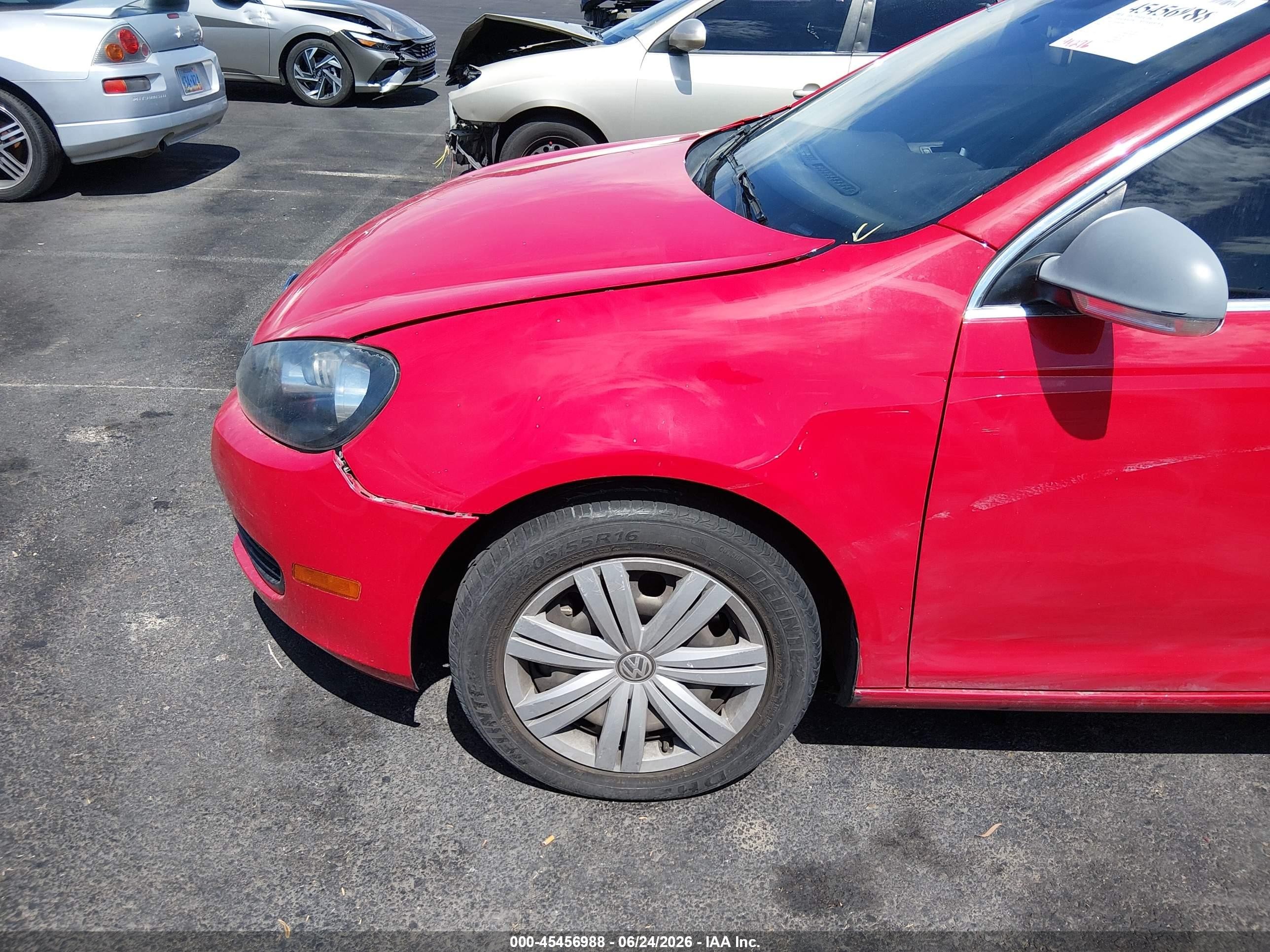 2014 Volkswagen Jetta Sportwagen 2.0l Tdi Red vin: 3VWPL7AJ0EM619480