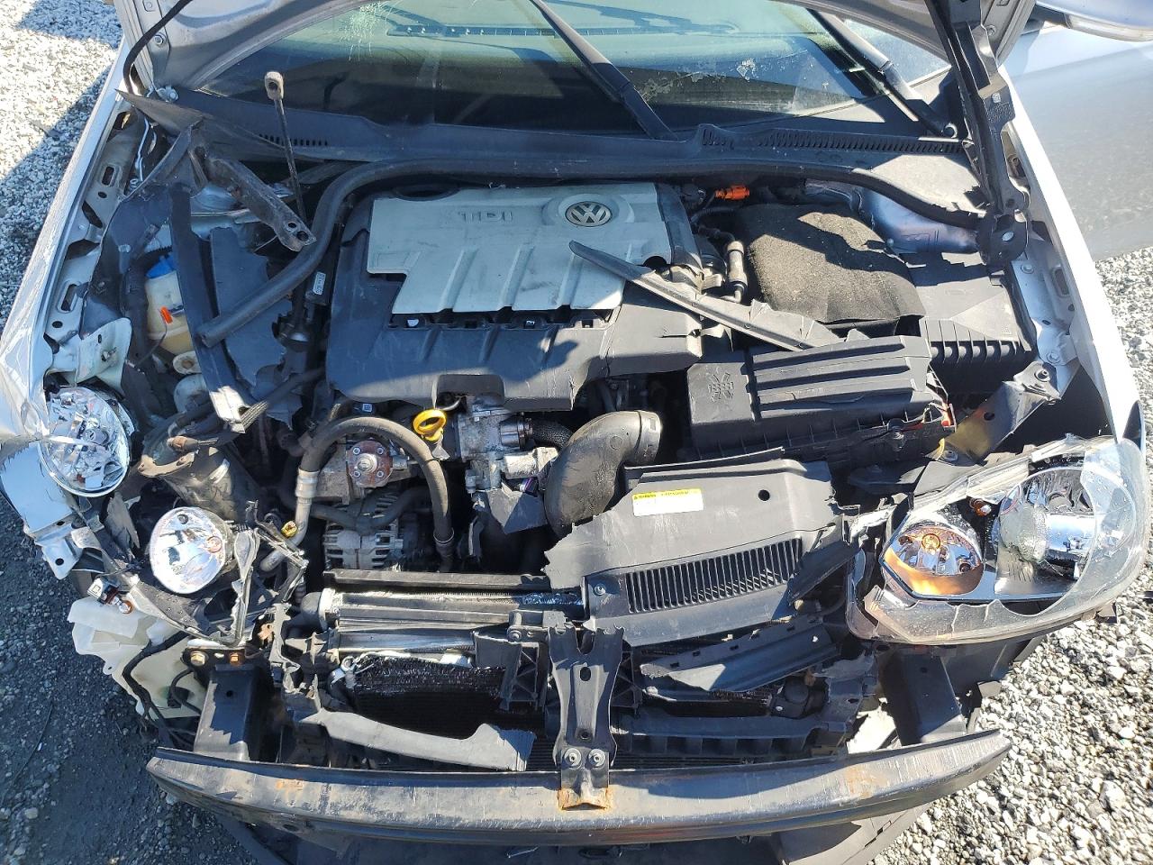 2014 Volkswagen Jetta Tdi Silver vin: 3VWPL7AJ0EM624761