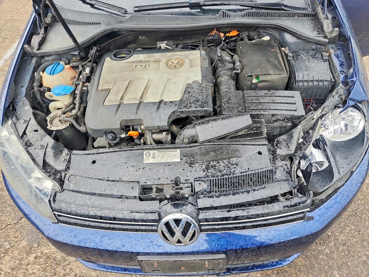 2011 Volkswagen Jetta Tdi Blue vin: 3VWPL7AJ1BM652550