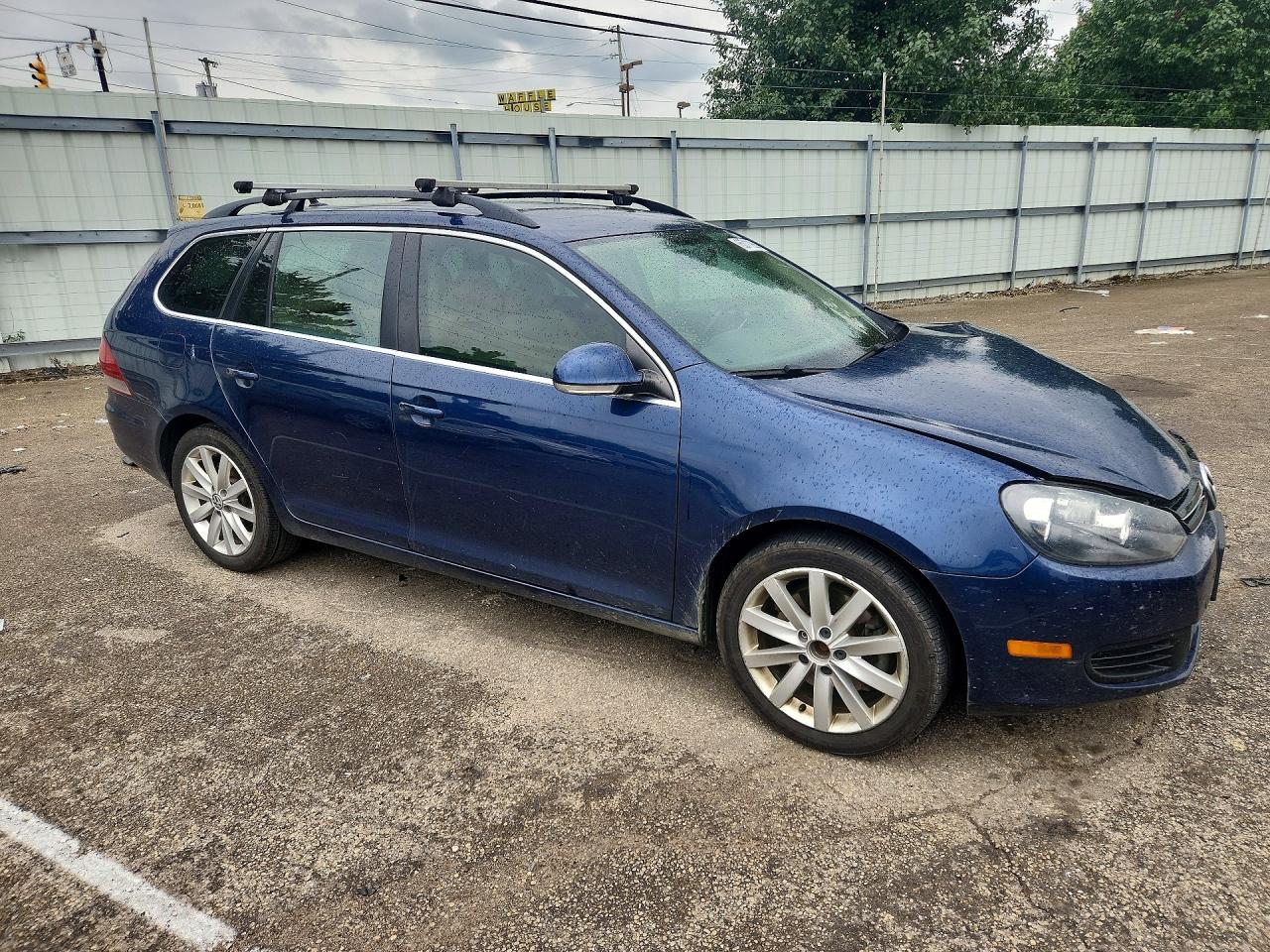 2011 Volkswagen Jetta Tdi Blue vin: 3VWPL7AJ1BM652550