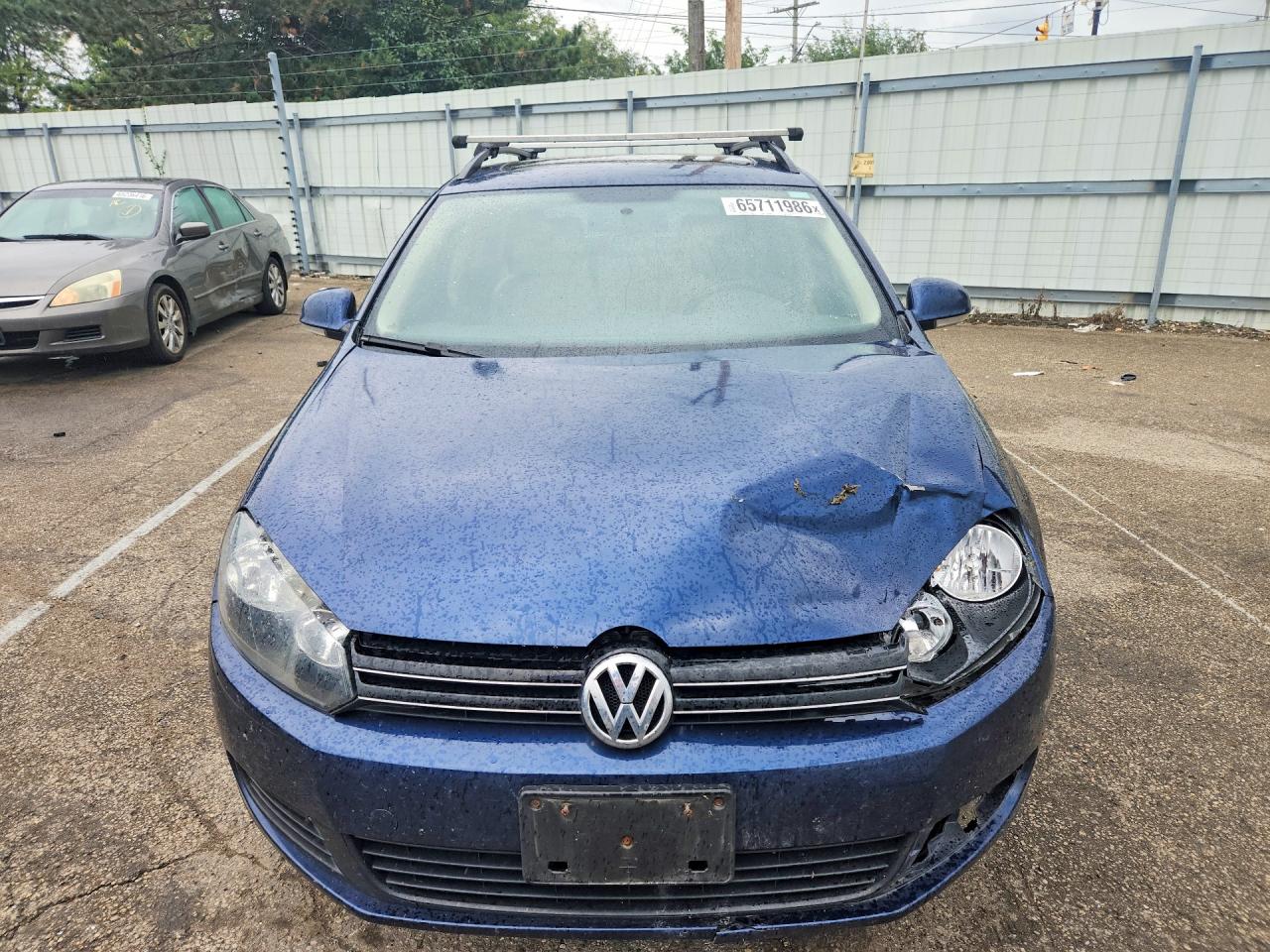 2011 Volkswagen Jetta Tdi Blue vin: 3VWPL7AJ1BM652550