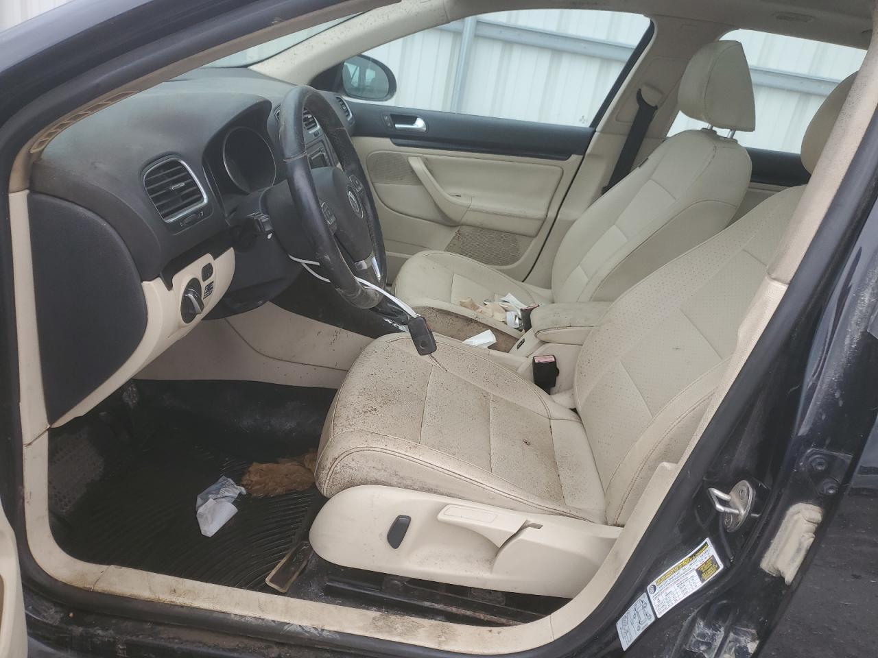 2012 Volkswagen Jetta Tdi Black vin: 3VWPL7AJ1CM673397