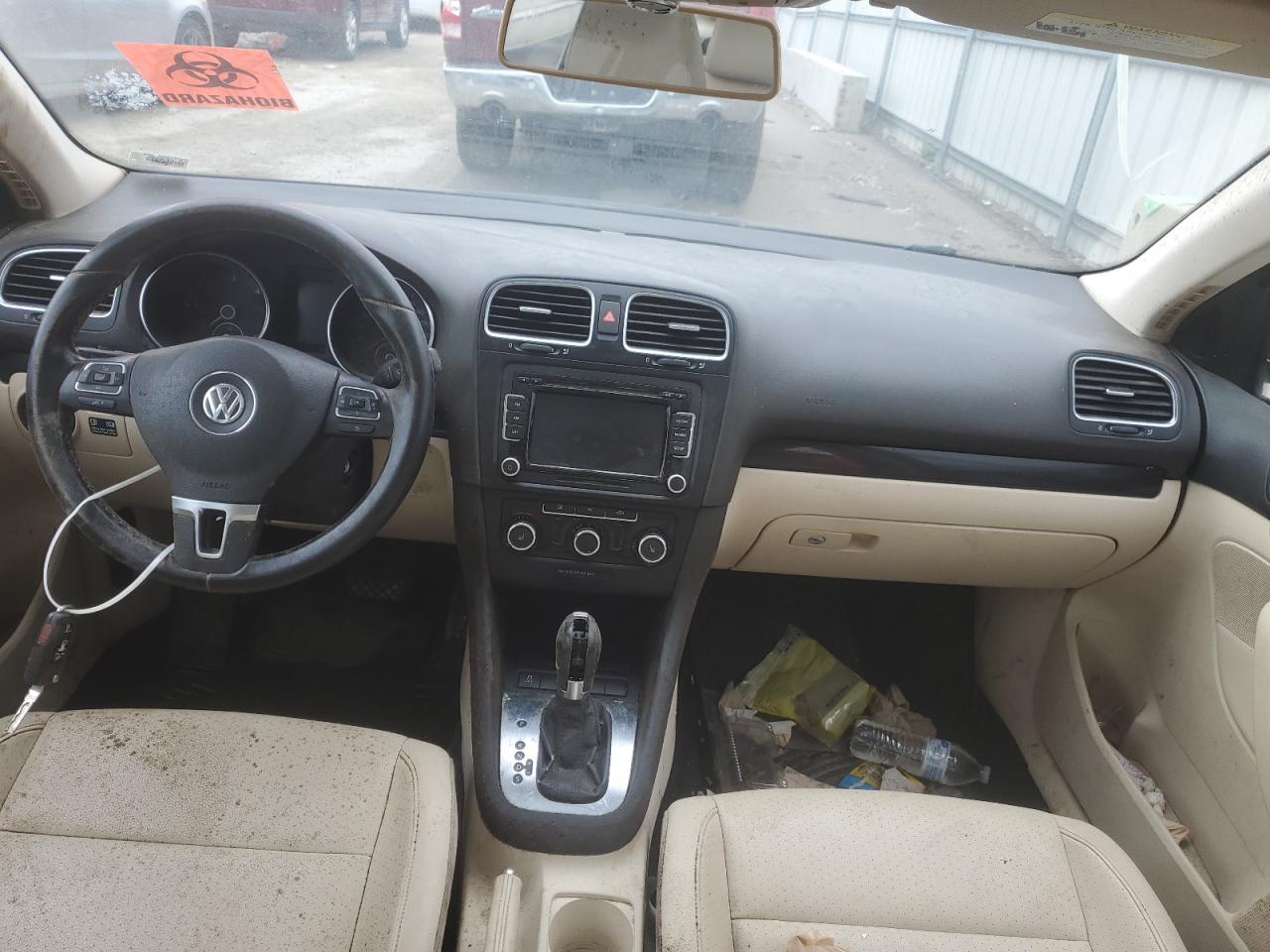 2012 Volkswagen Jetta Tdi Black vin: 3VWPL7AJ1CM673397