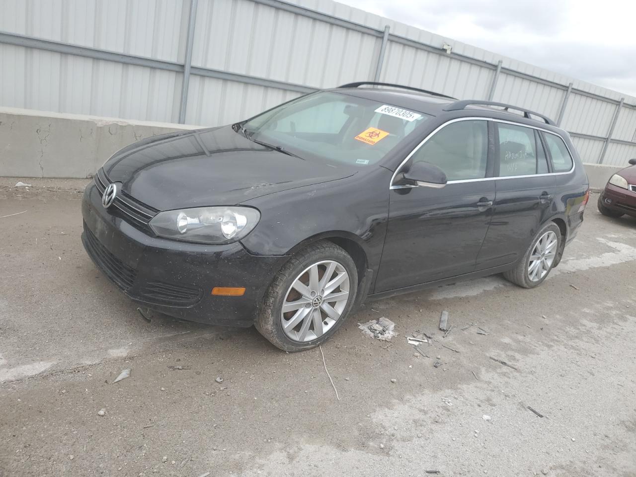 2012 Volkswagen Jetta Tdi Black vin: 3VWPL7AJ1CM673397