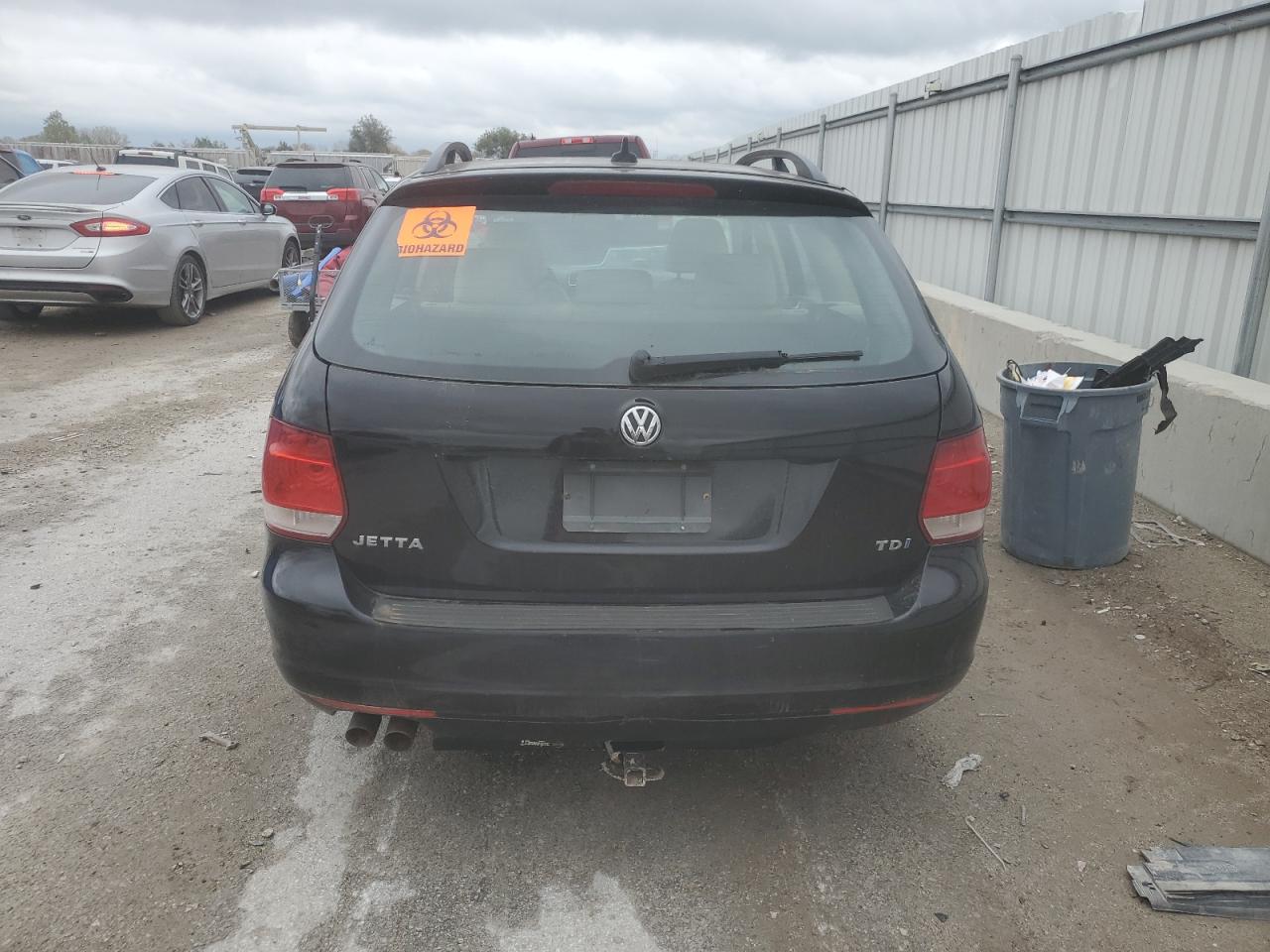 2012 Volkswagen Jetta Tdi Black vin: 3VWPL7AJ1CM673397
