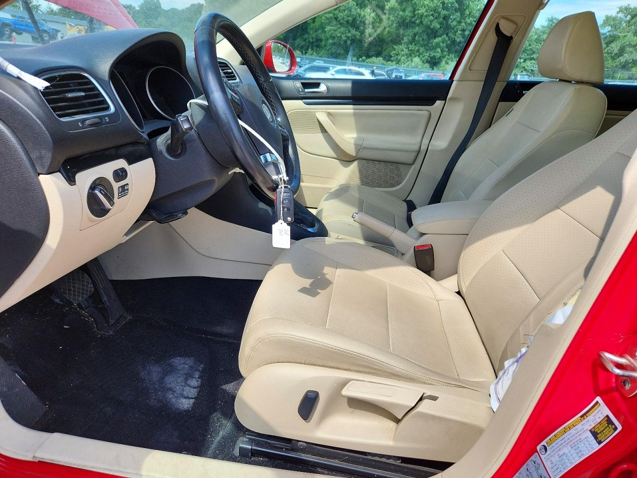2012 Volkswagen Jetta Tdi Red vin: 3VWPL7AJ1CM692998