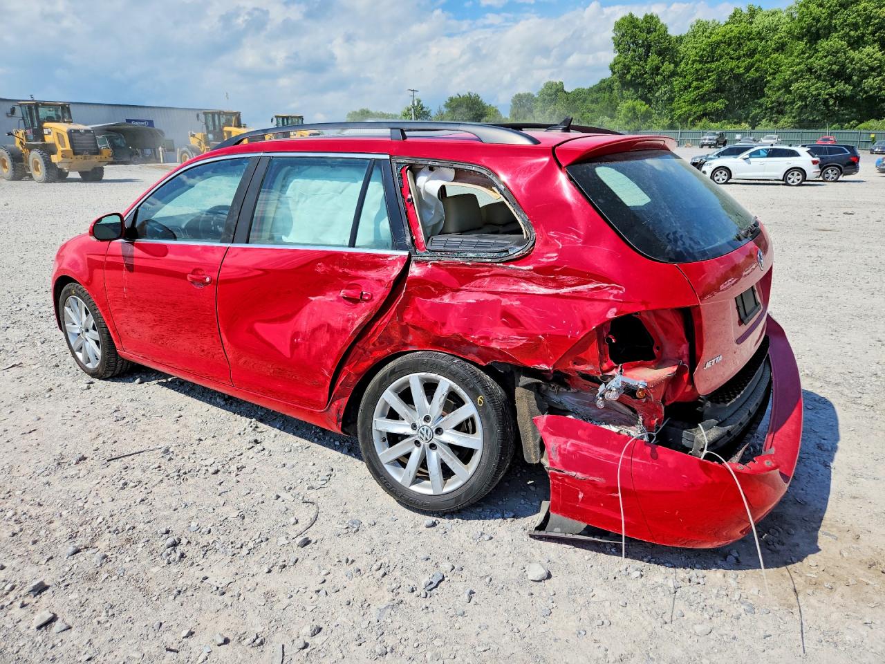 2012 Volkswagen Jetta Tdi Red vin: 3VWPL7AJ1CM692998