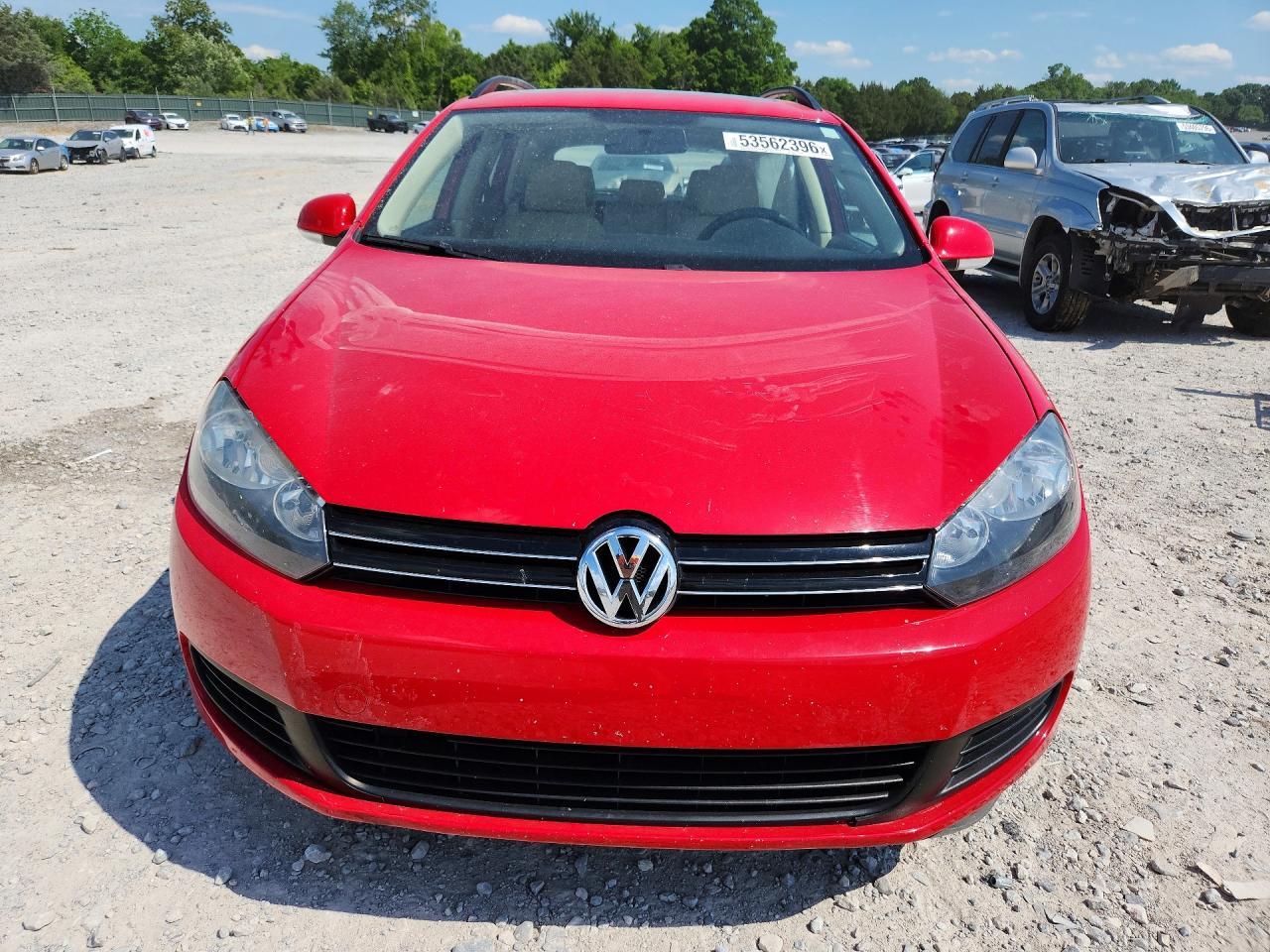 2012 Volkswagen Jetta Tdi Red vin: 3VWPL7AJ1CM692998