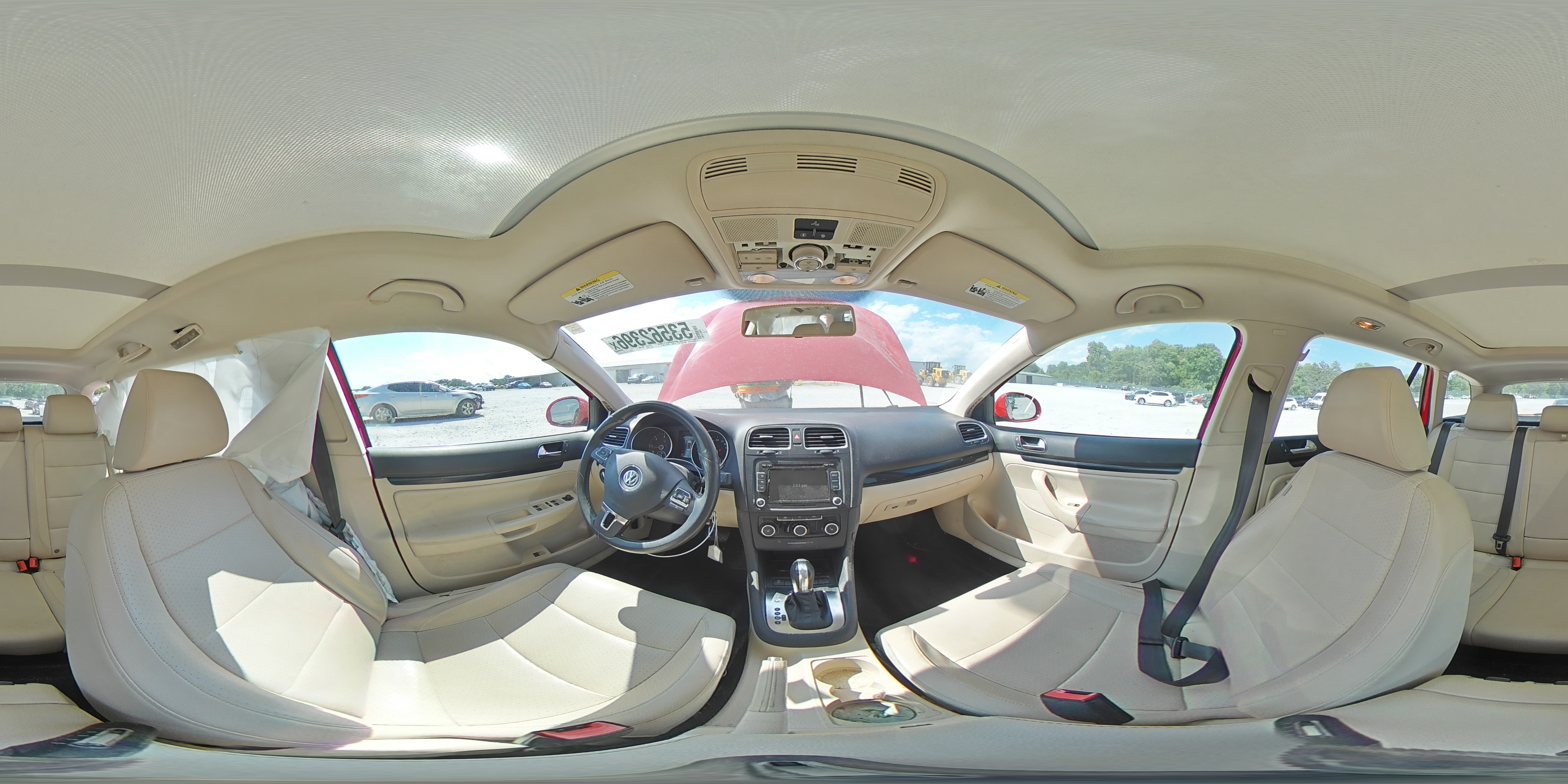 2012 Volkswagen Jetta Tdi Red vin: 3VWPL7AJ1CM692998