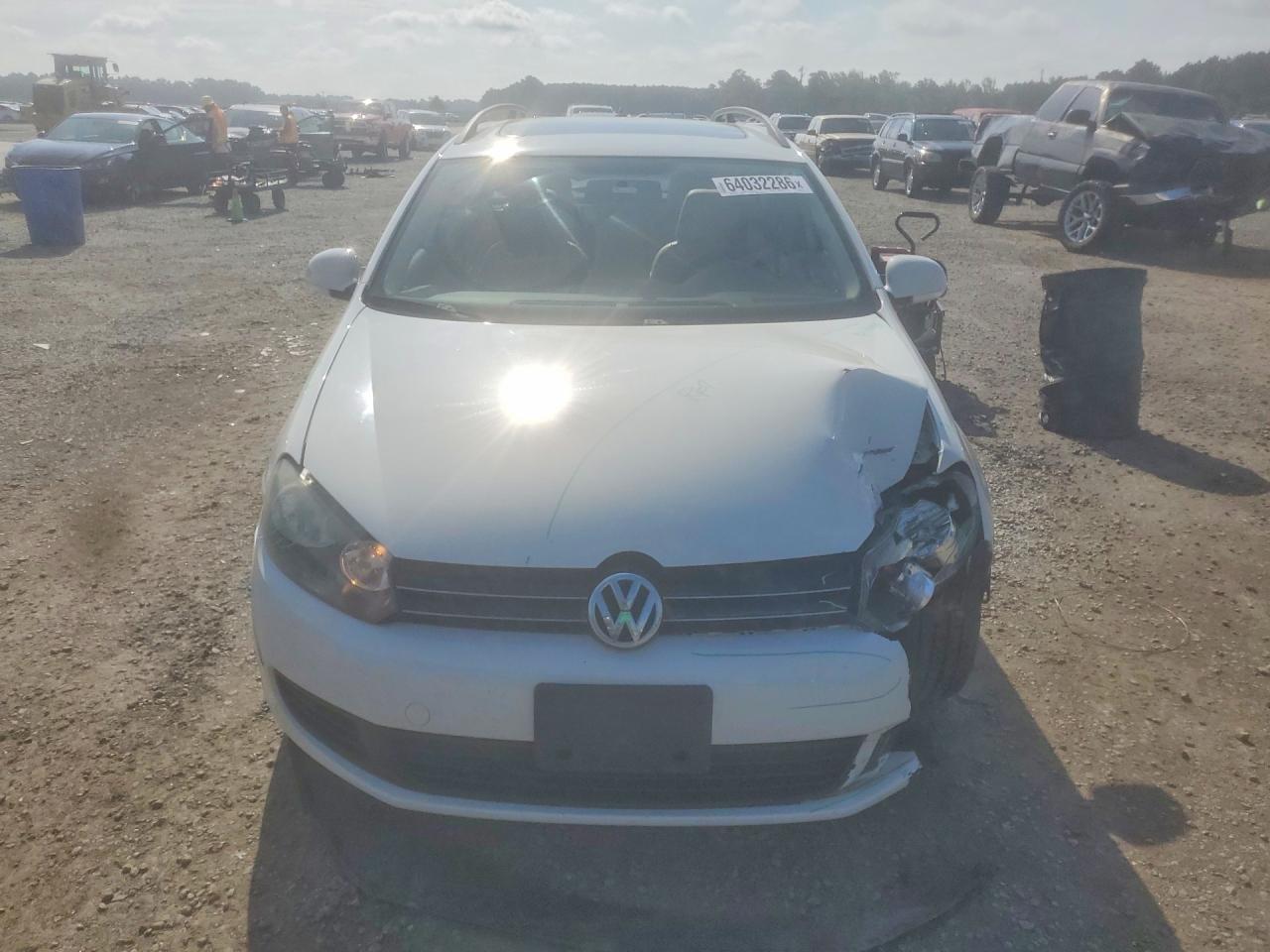 2012 Volkswagen Jetta Tdi White vin: 3VWPL7AJ1CM697148