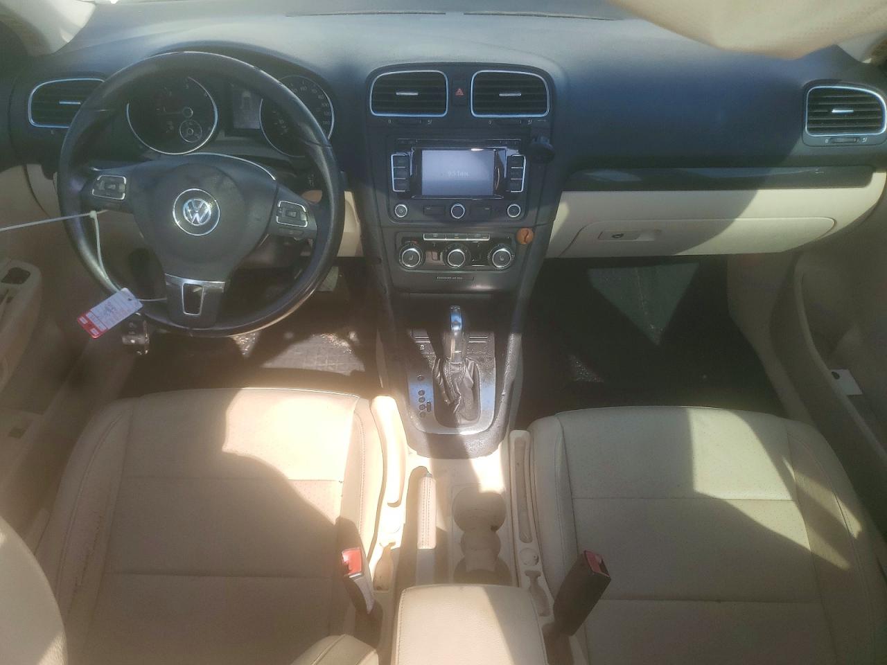 2012 Volkswagen Jetta Tdi White vin: 3VWPL7AJ1CM697148