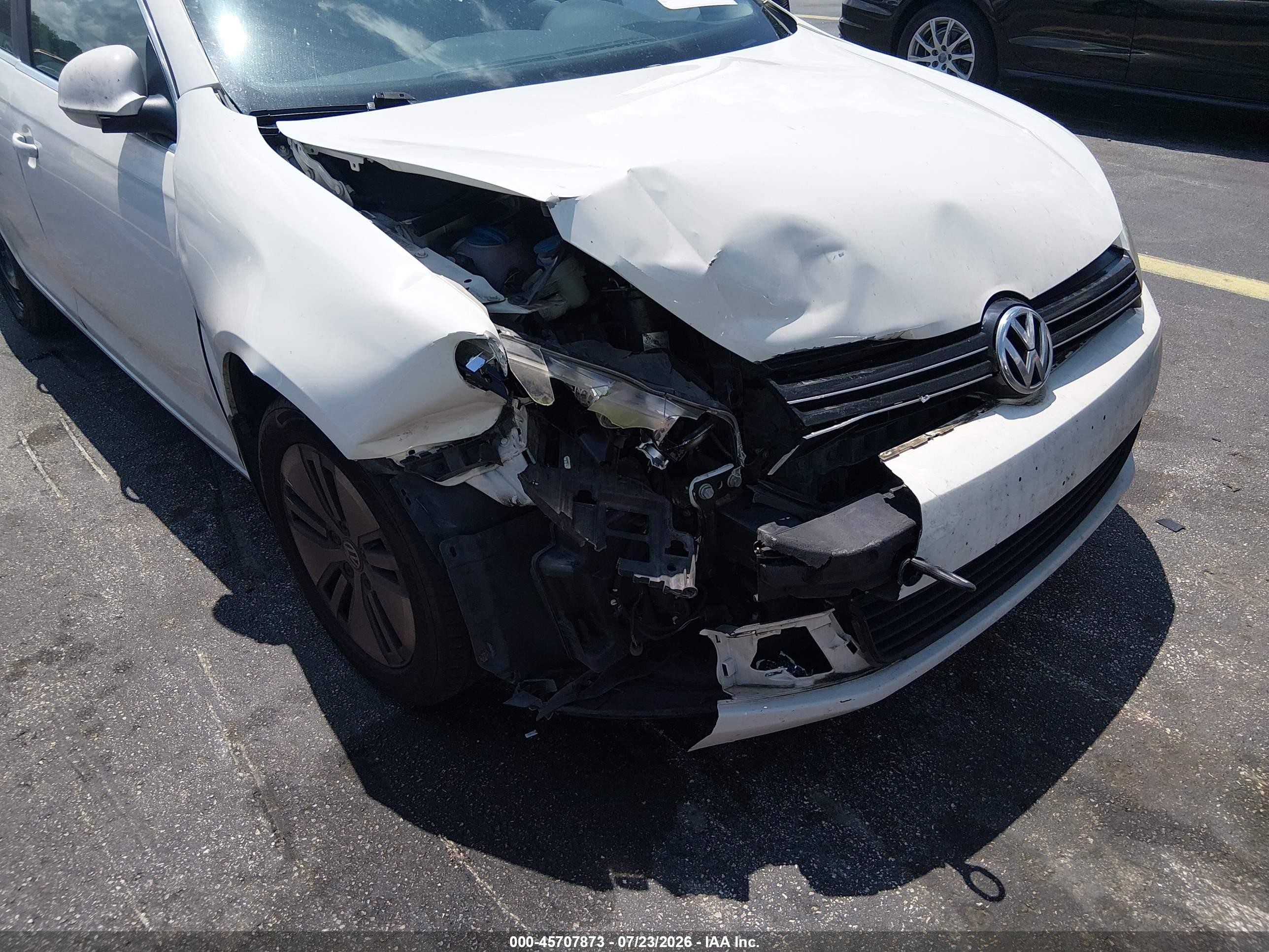 2013 Volkswagen Jetta Sportwagen 2.0l Tdi White vin: 3VWPL7AJ1DM667911