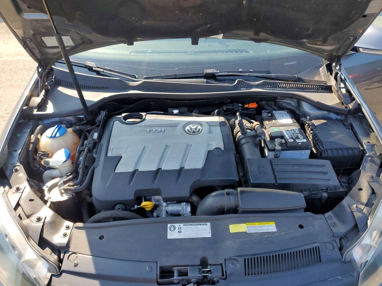 2014 Volkswagen Jetta Tdi Gray vin: 3VWPL7AJ1EM605362
