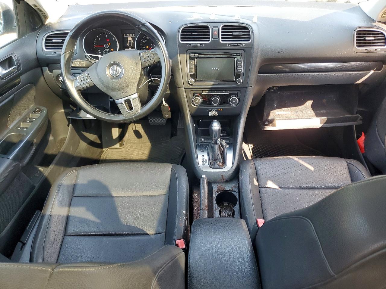 2014 Volkswagen Jetta Tdi Gray vin: 3VWPL7AJ1EM605362