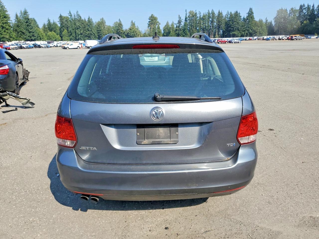 2014 Volkswagen Jetta Tdi Gray vin: 3VWPL7AJ1EM605362