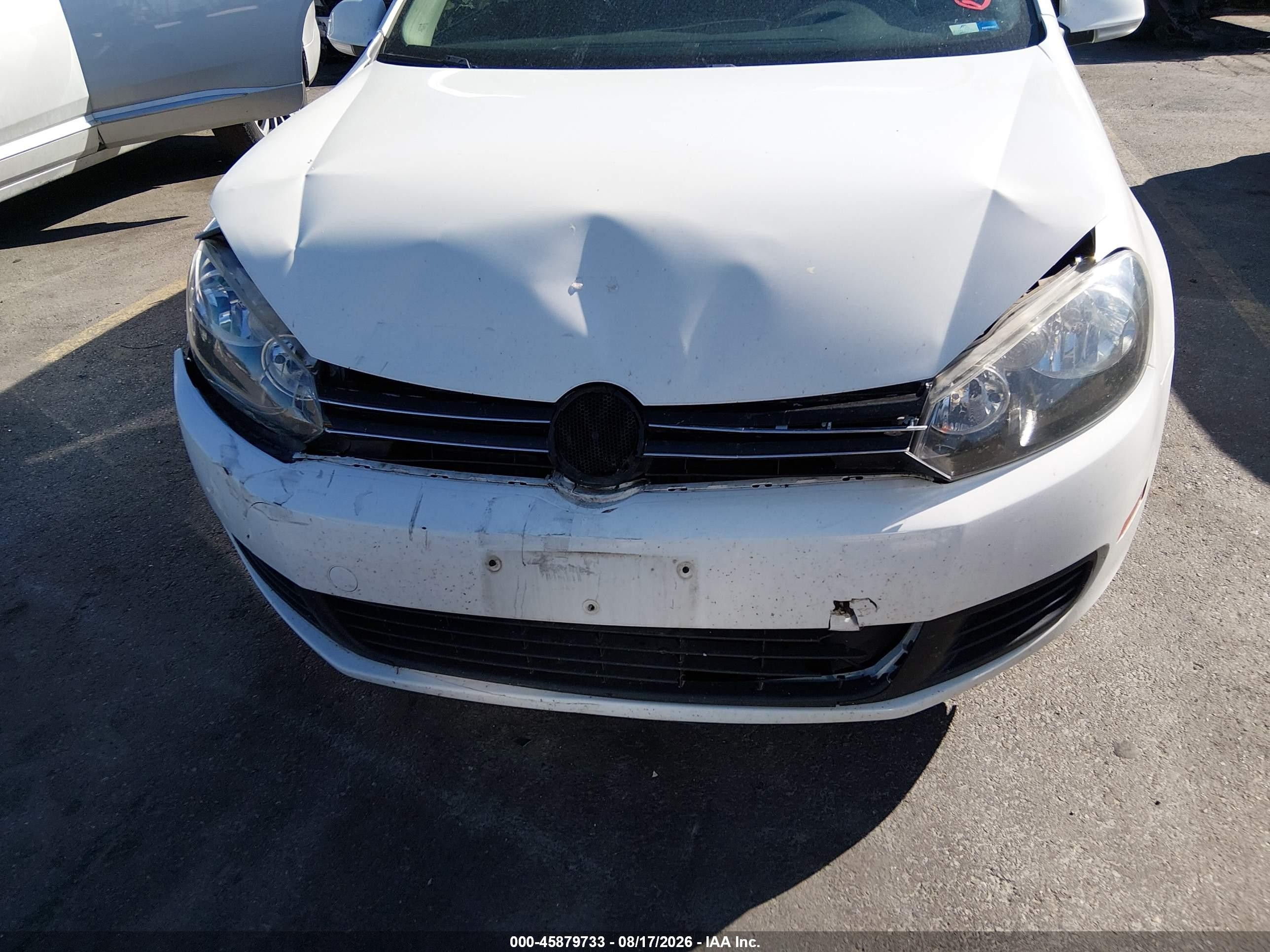 2014 Volkswagen Jetta Sportwagen 2.0l Tdi White vin: 3VWPL7AJ1EM611789