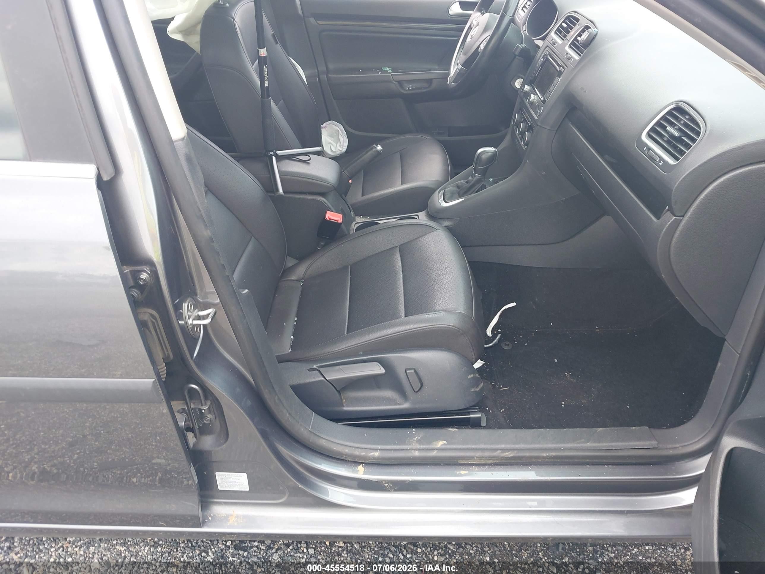 2014 Volkswagen Jetta Sportwagen 2.0l Tdi Gray vin: 3VWPL7AJ1EM613798