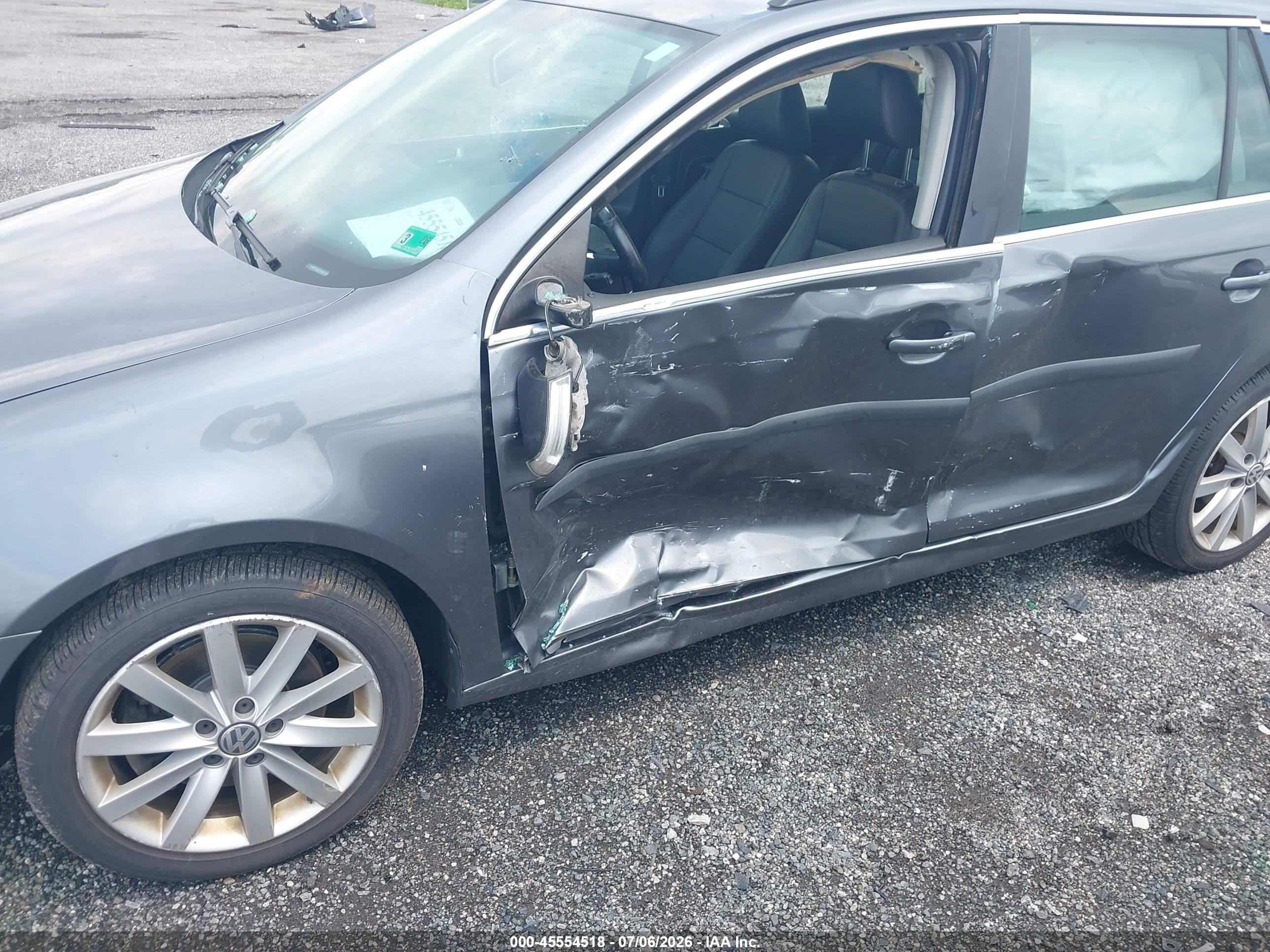2014 Volkswagen Jetta Sportwagen 2.0l Tdi Gray vin: 3VWPL7AJ1EM613798