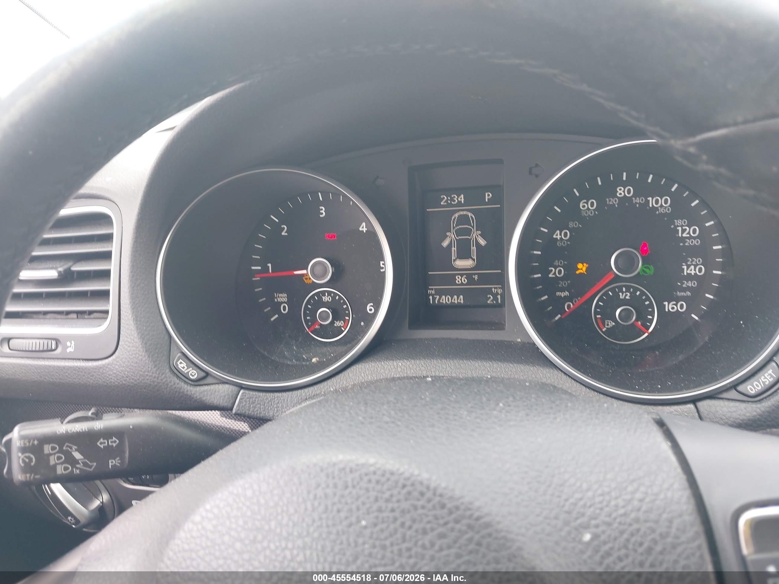 2014 Volkswagen Jetta Sportwagen 2.0l Tdi Gray vin: 3VWPL7AJ1EM613798