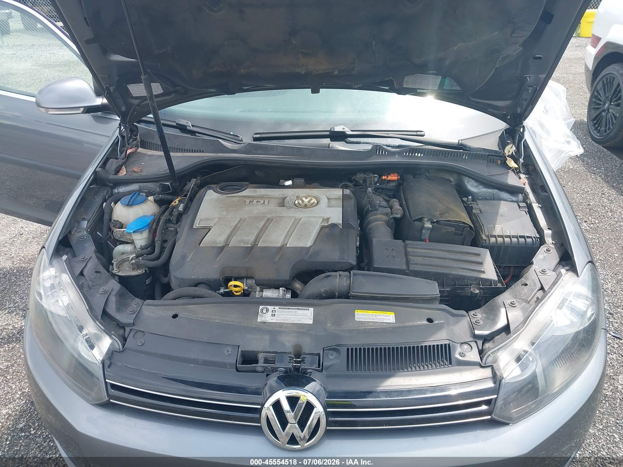2014 Volkswagen Jetta Sportwagen 2.0l Tdi Gray vin: 3VWPL7AJ1EM613798
