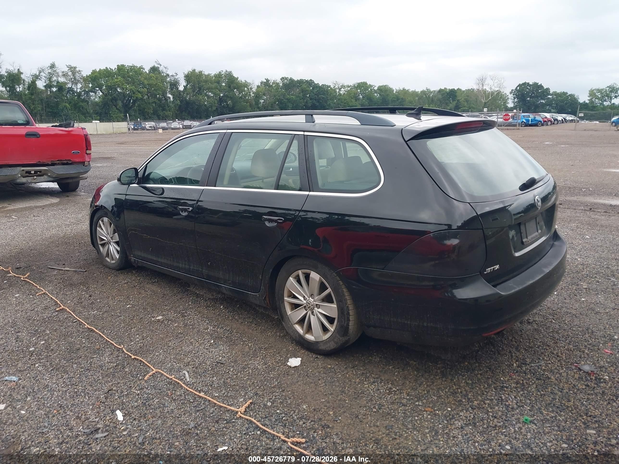 2011 Volkswagen Jetta Sportwagen 2.0l Tdi Black vin: 3VWPL7AJ2BM644182