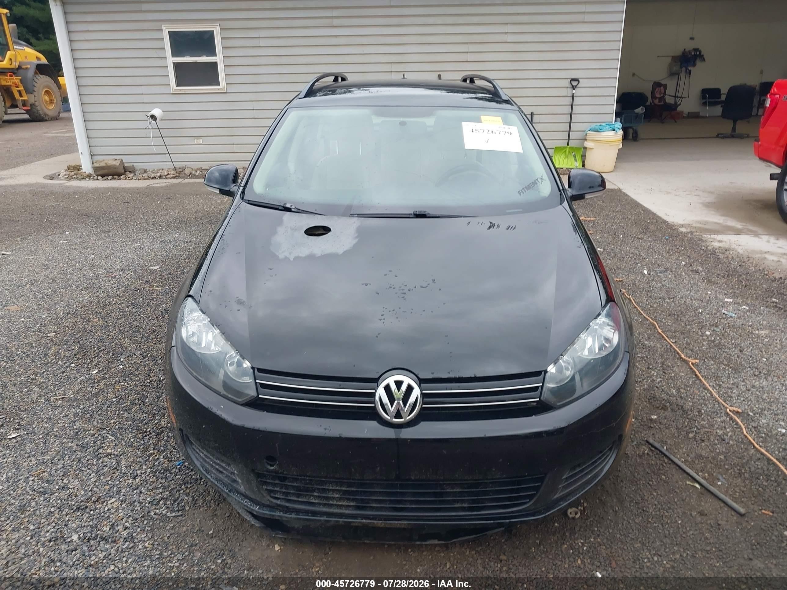 2011 Volkswagen Jetta Sportwagen 2.0l Tdi Black vin: 3VWPL7AJ2BM644182