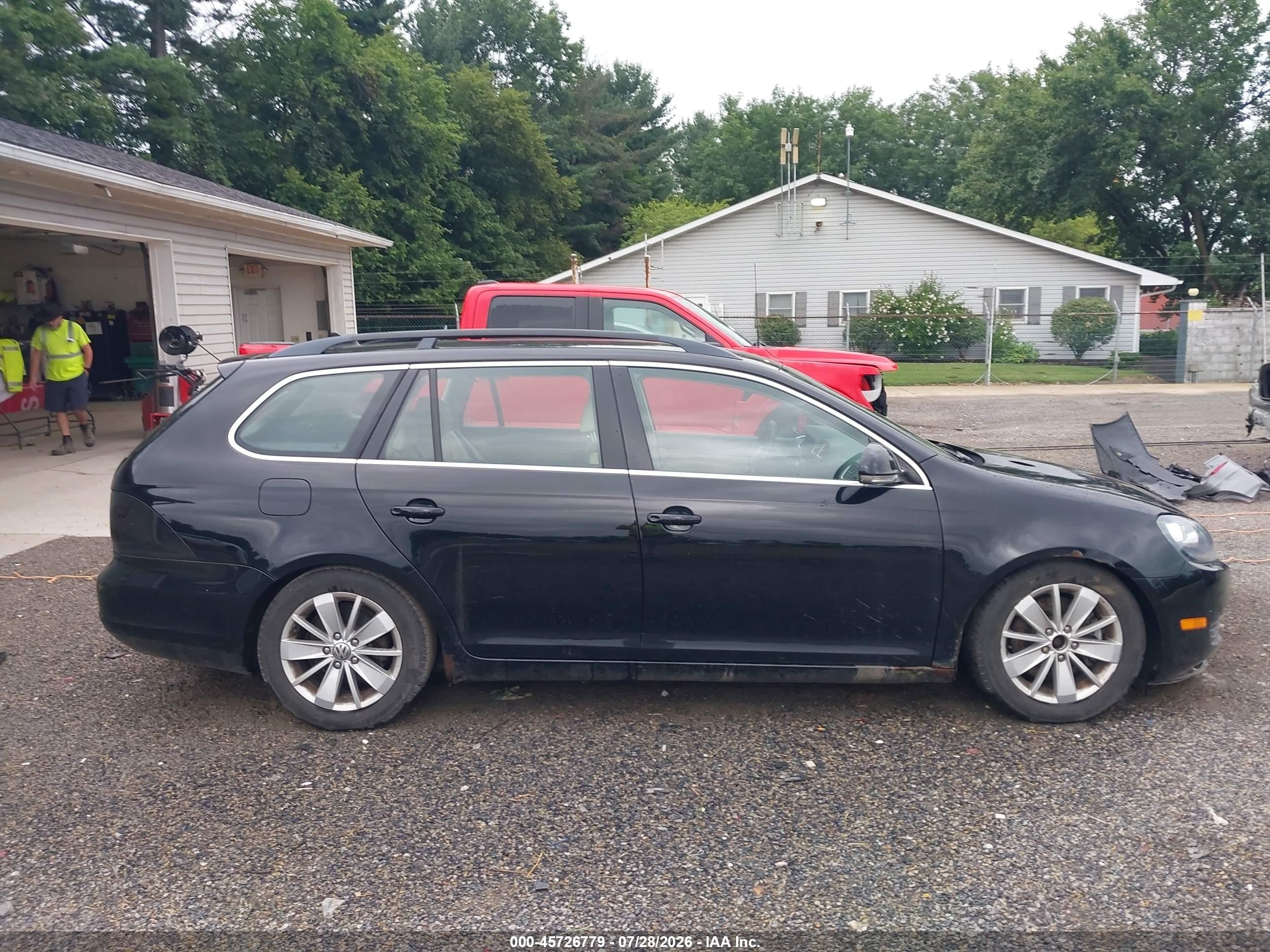 2011 Volkswagen Jetta Sportwagen 2.0l Tdi Black vin: 3VWPL7AJ2BM644182