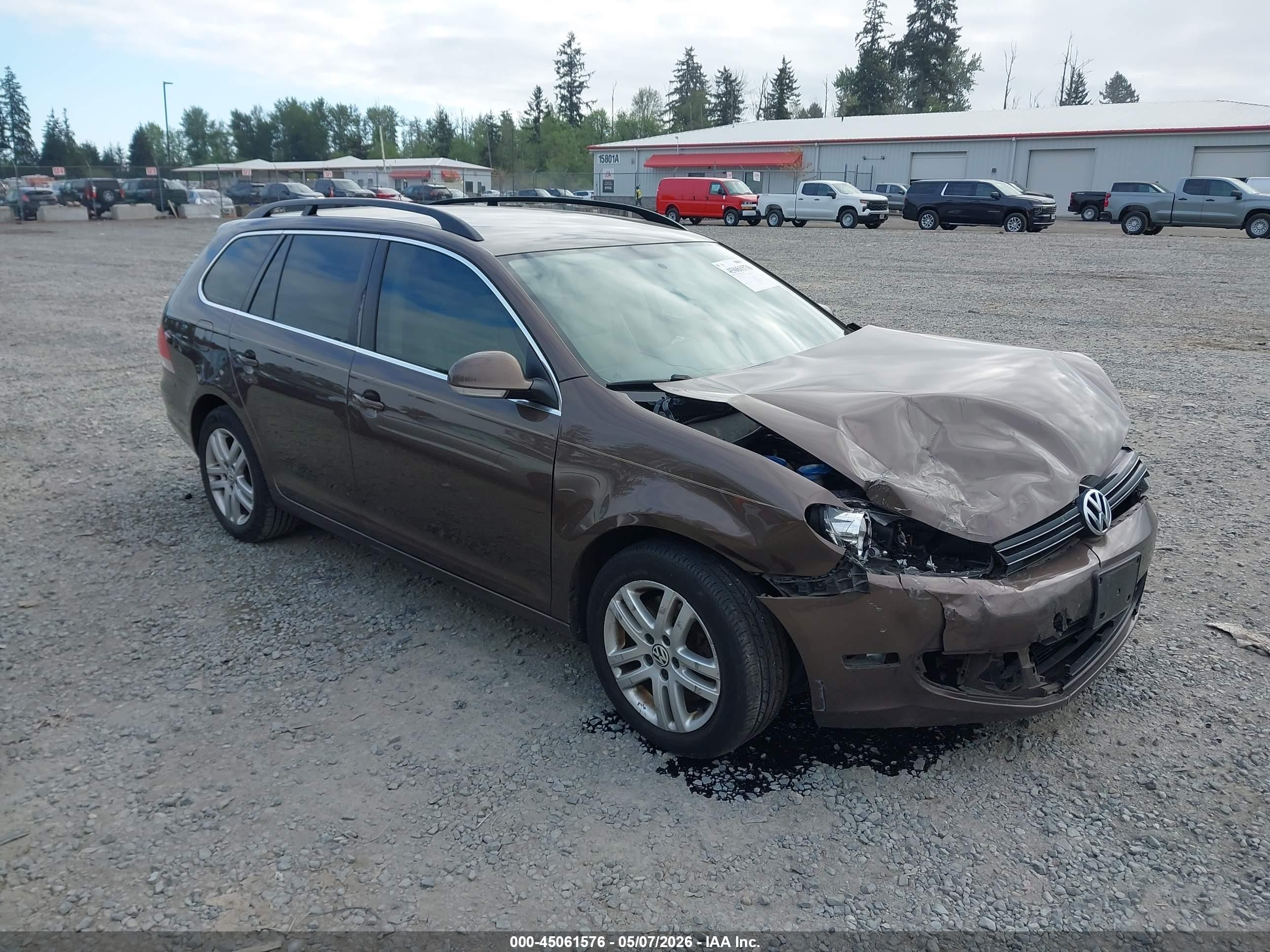 2011 Volkswagen Jetta Sportwagen 2.0l Tdi Brown vin: 3VWPL7AJ2BM707796